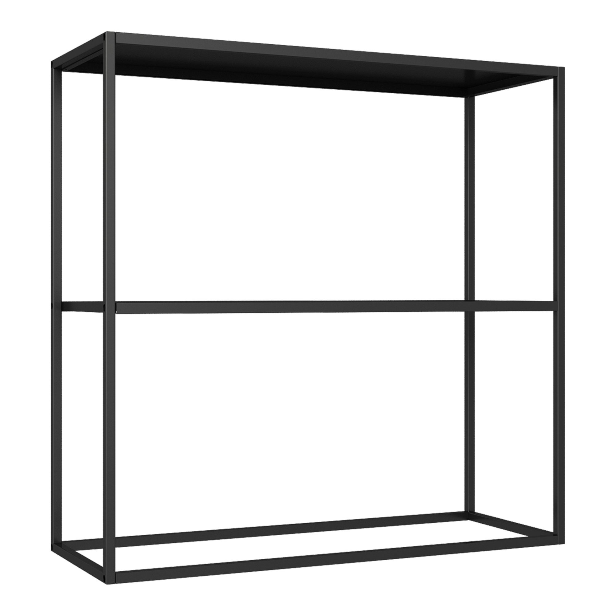 en.casa Konsolentisch, Strömstad Konsolentisch 80x79,5x26cm Schwarz, günstig online kaufen
