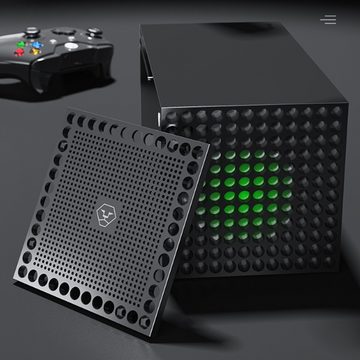 Tadow Staubschutz Kompatibel mit Xbox Series X Konsole, Schwarz Zubehor für Xbox Contoller