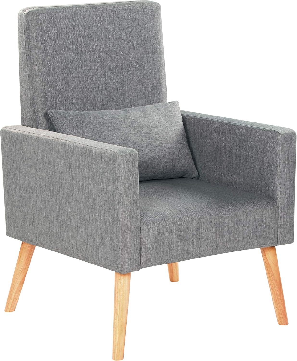 Schaukelsessel Sessel Relaxsessel Schaukelstuhl 2in1 Schwingsessel Schaukelsessel (Sessel inkl. Zierkissen und Kufen Gerüst und 4 Füße, 1-St., verwendbar als Sessel oder Schaukelsessel), inkl. Zierkissen