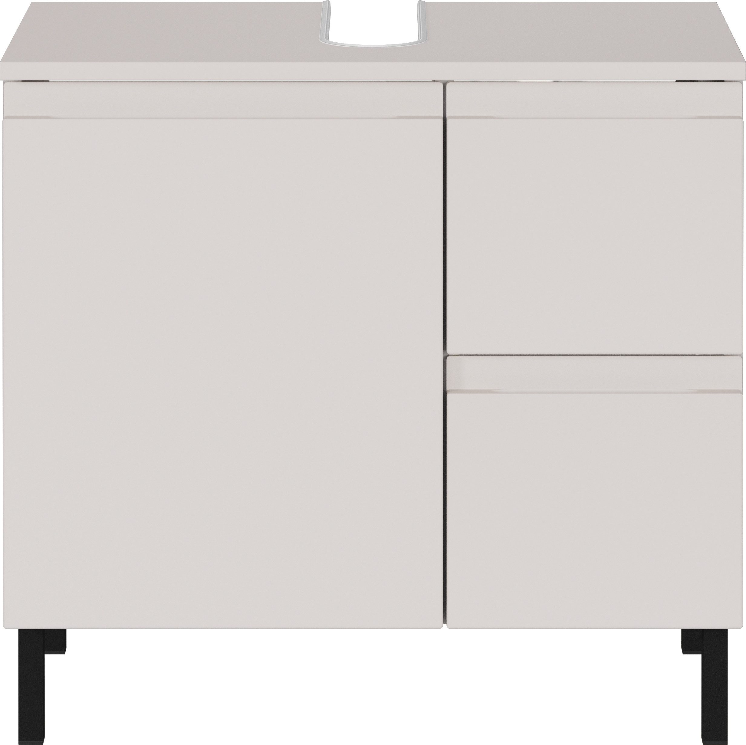GERMANIA Waschbeckenunterschrank Scantic (1-St) mit Siphonausschnitt – Bild 4 von 5