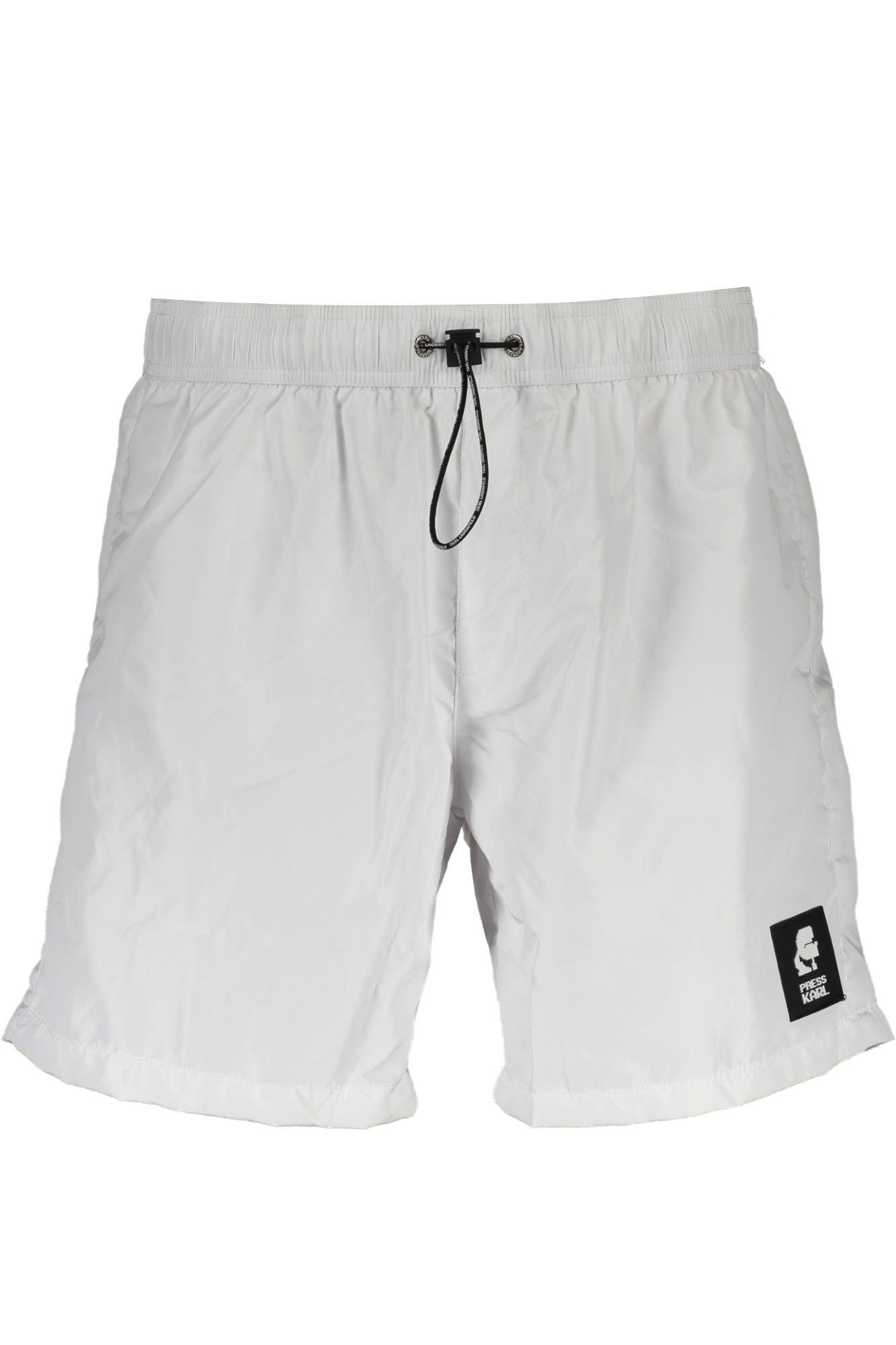 KARL LAGERFELD Badeshorts Elegante Weiße Badeshorts für Herren - Komfortabel & Stilvoll