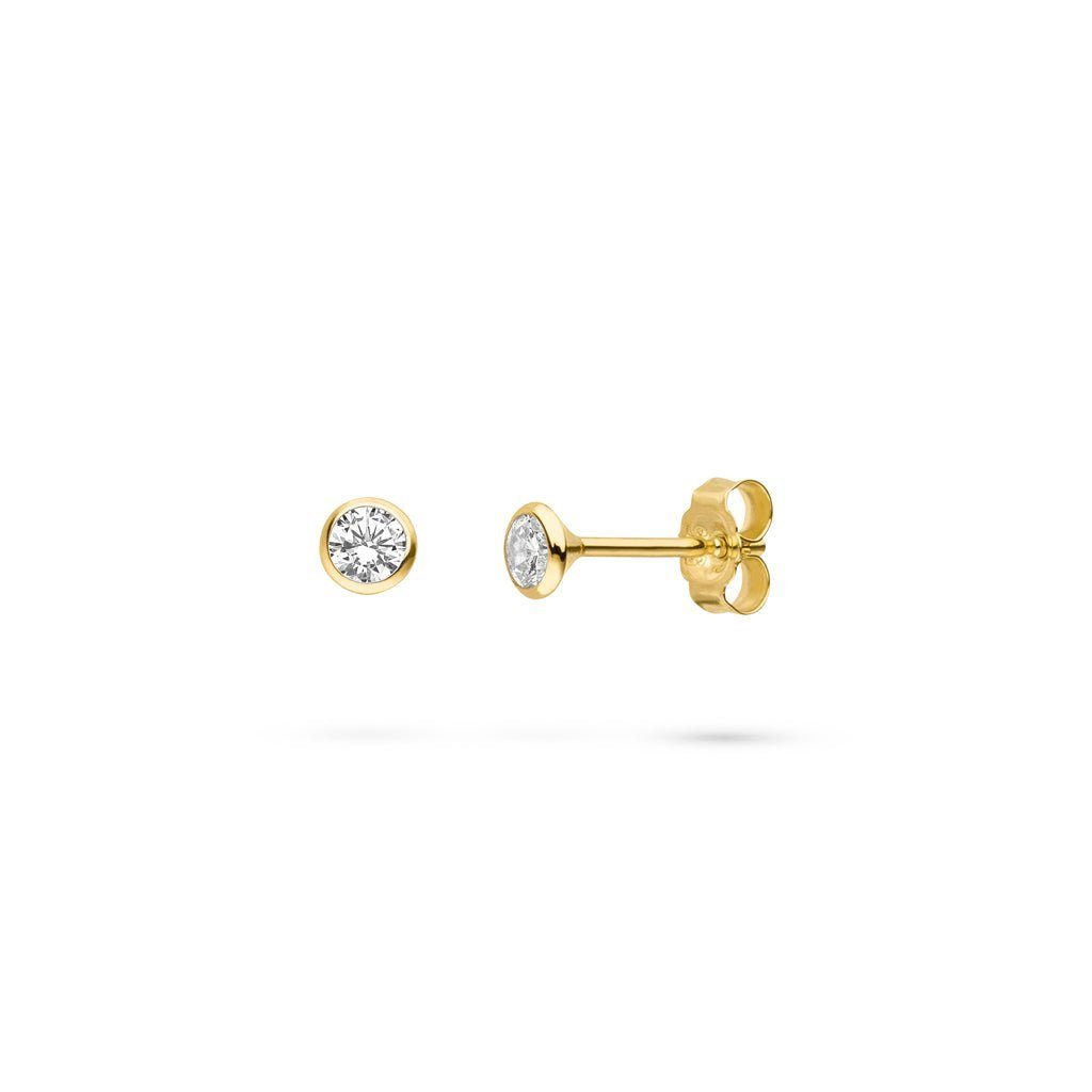 SKIELKA DESIGNSCHMUCK Single-Ohrstecker 1 Gold Ohrstecker günstig online kaufen