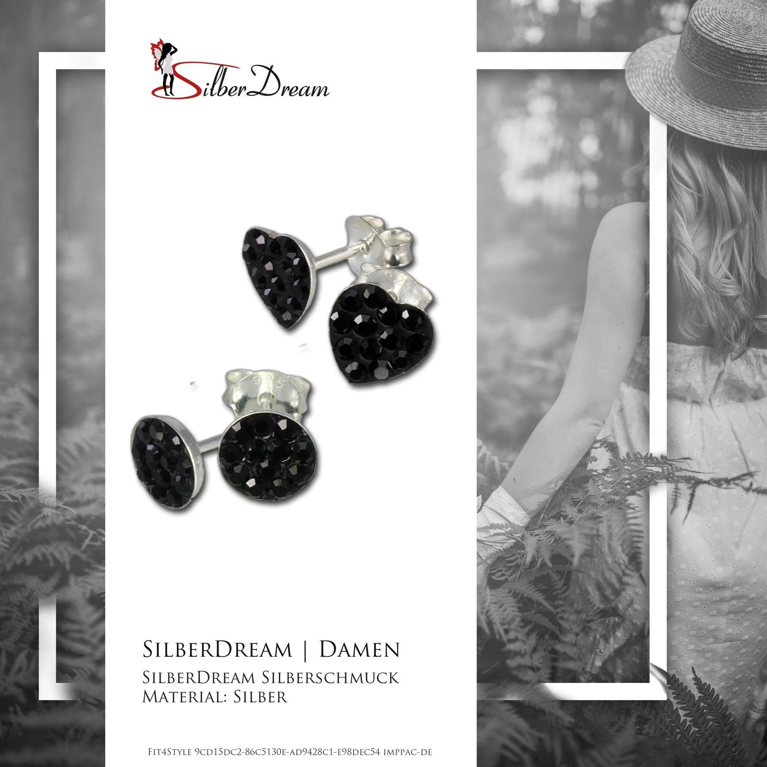 SilberDream Schmuckset SilberDream Glitzer Set Ohrstecker günstig online kaufen