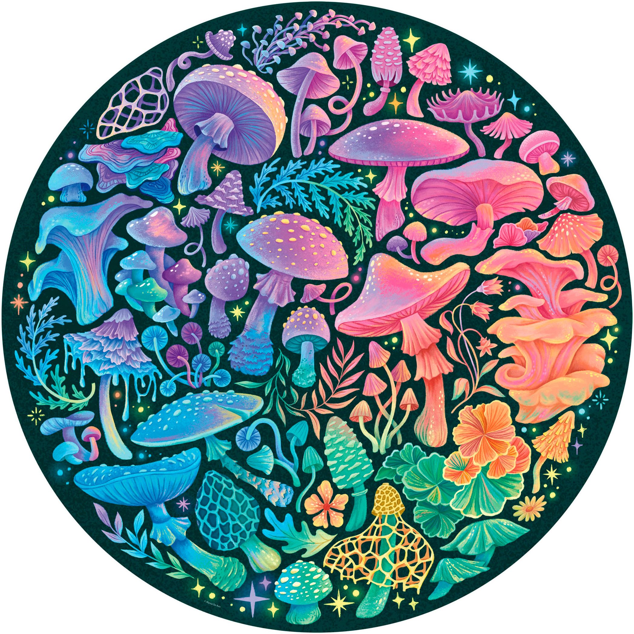 Ravensburger Puzzle Mushrooms, 500 Puzzleteile, Made in Europe