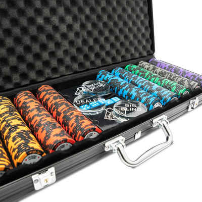 HOME DELUXE Spielgeld Pokerset / Pokerkoffer NO LIMIT