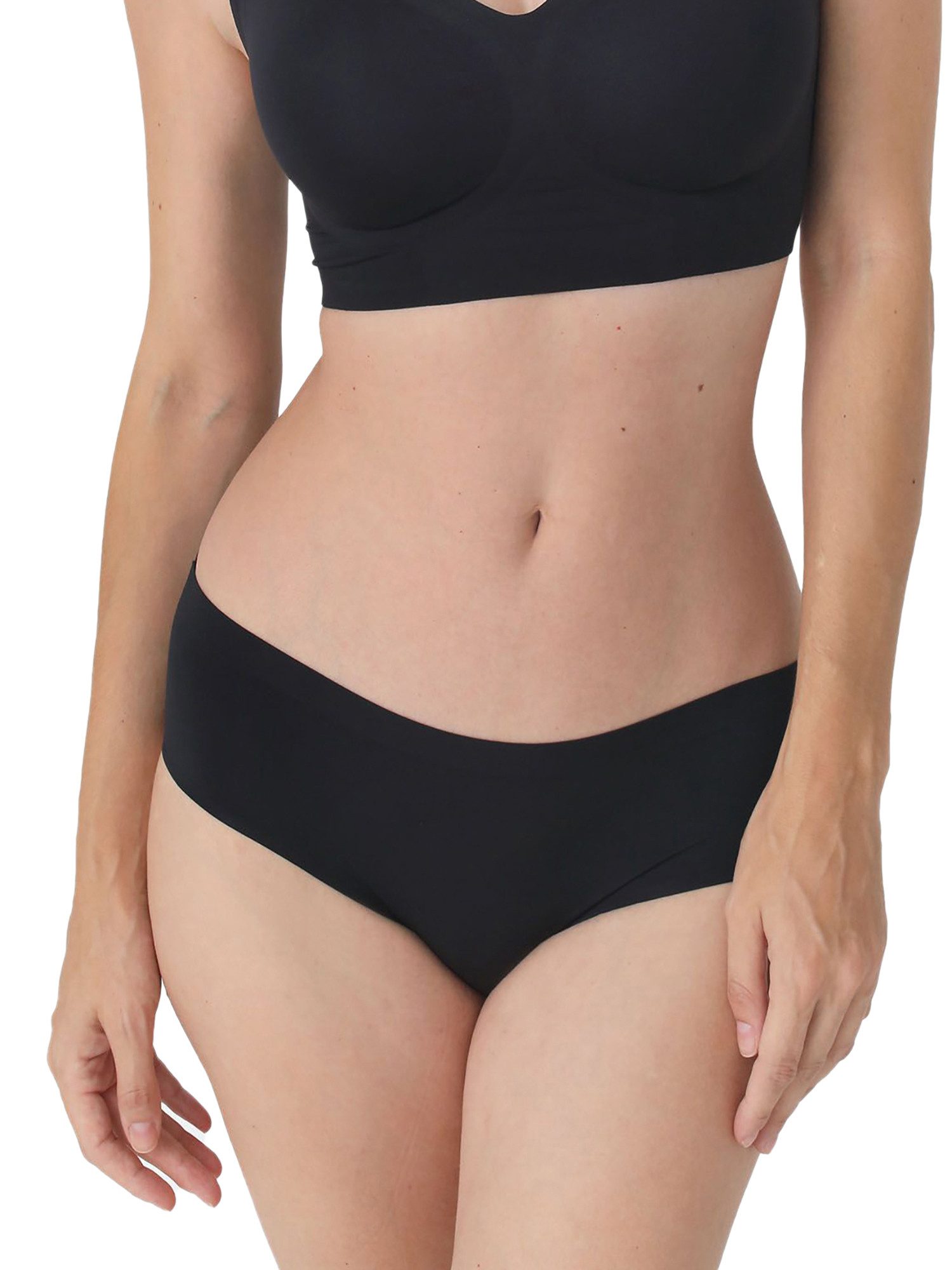 Sassa Hüftslip 3er Pack Slip Midi Bonded Micro (Packung, 3-St)