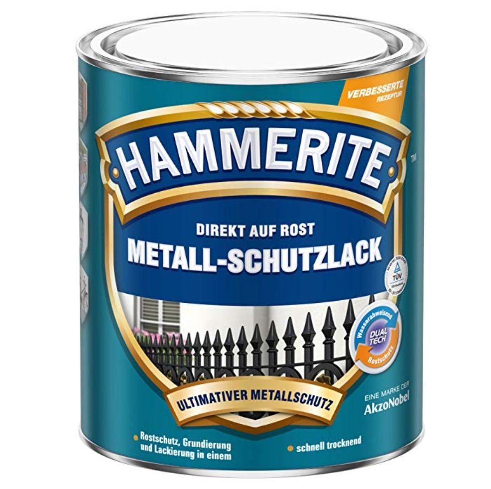 Akzo Nobel Metallschutzlack AKZO NOBEL 5134937 (Hammerite) Metall-Schutzlack, Schwarz matt 750ml von Akzo Nobel
