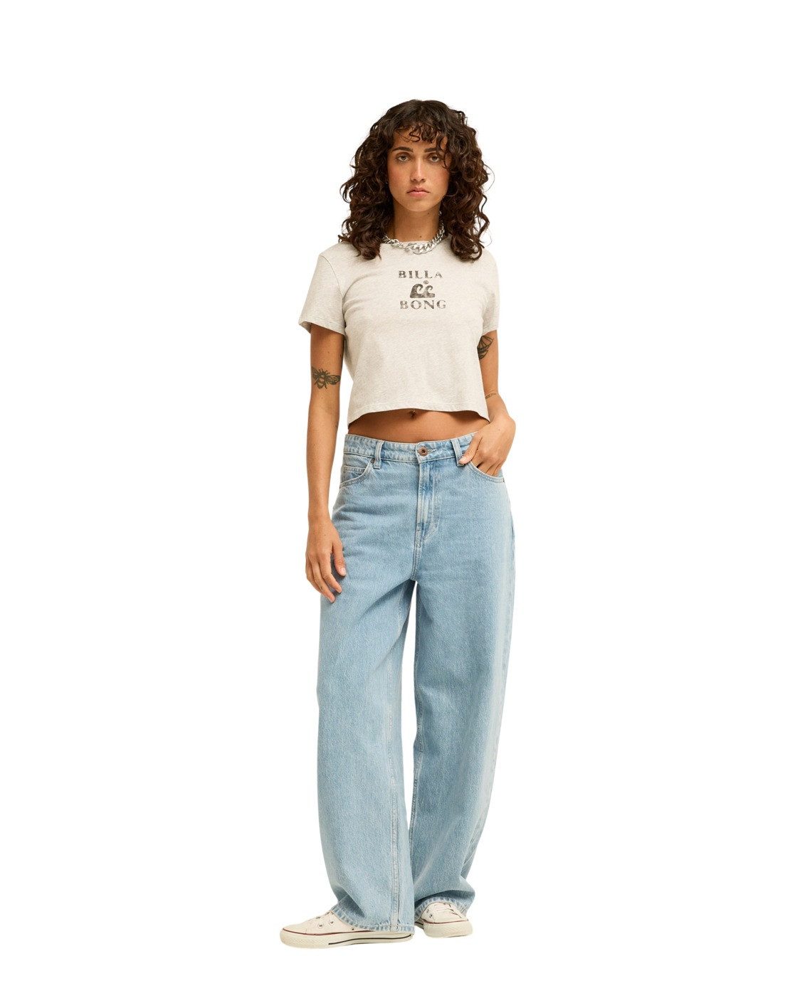 Billabong T-Shirt Surfing In Town Crop – Bild 4 von 5