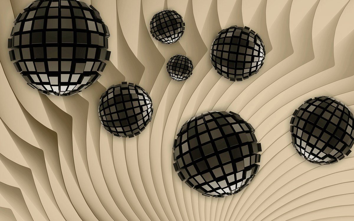 Papermoon Fototapete Abstrakt 3D Effekt