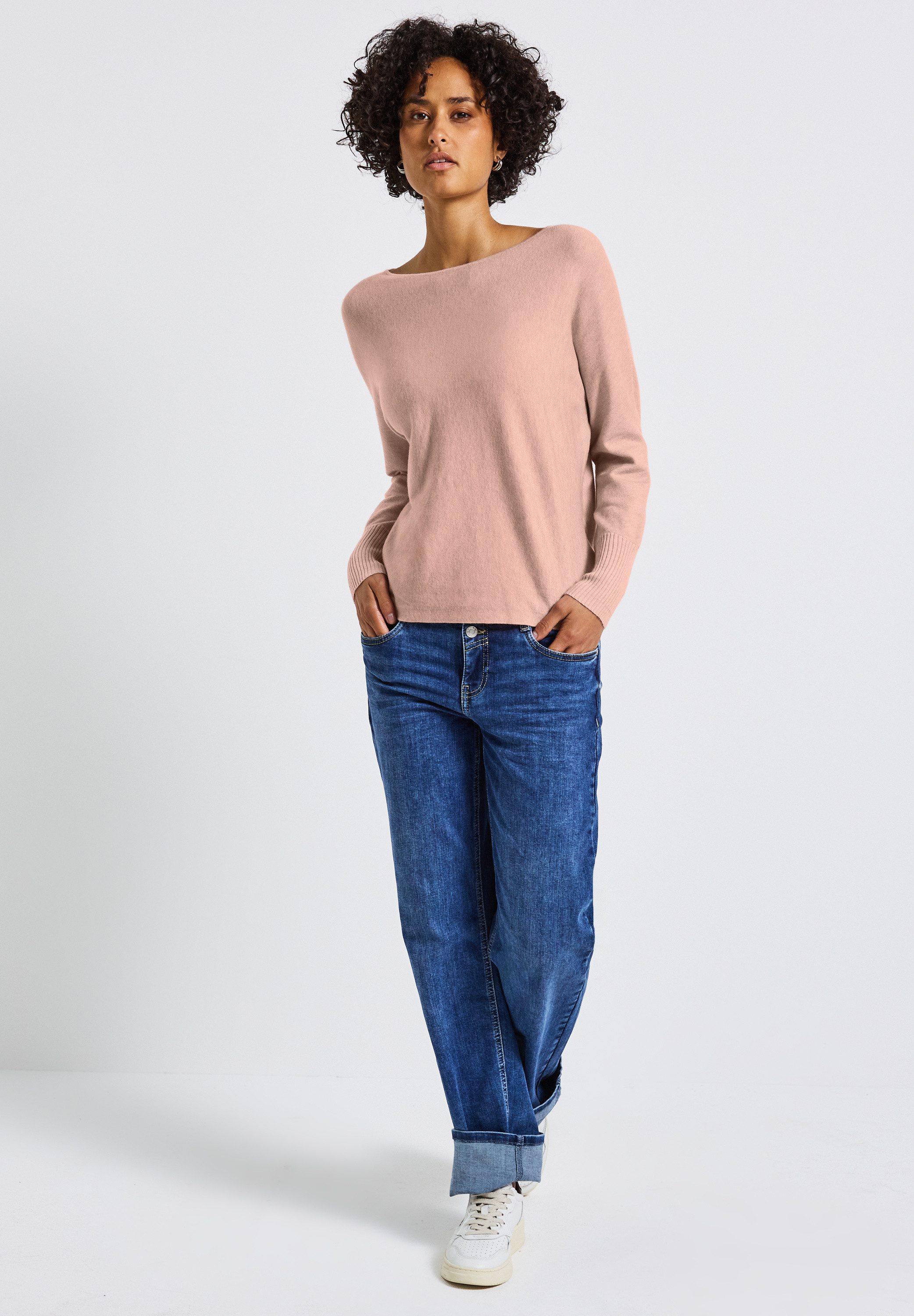 STREET ONE Strickpullover mit U-Boot-Ausschnitt
