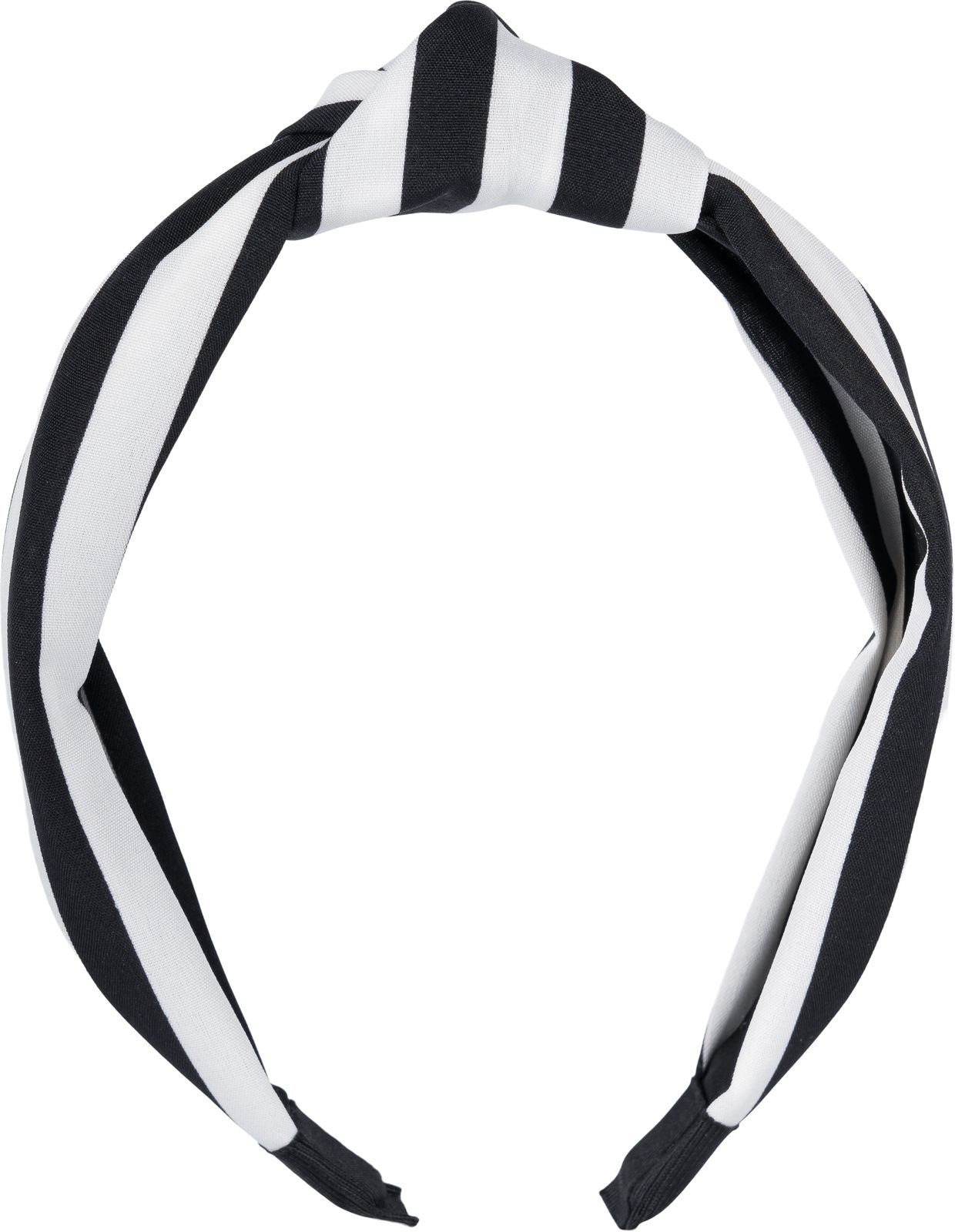 Haarreif Haarband, 1-tlg., styleBREAKER Muster Streifen mit Schwarz-Weiß