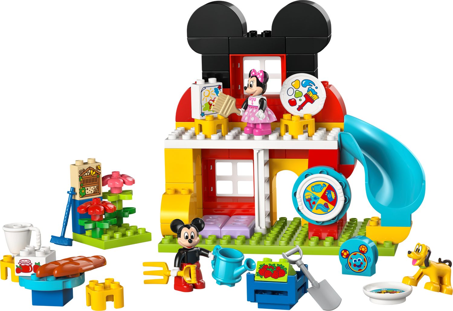 LEGO® DUPLO 10465 Micky Maus Wunderhaus mit Minnie und Pluto Spielbausteine, (Set, 87 St., Set)