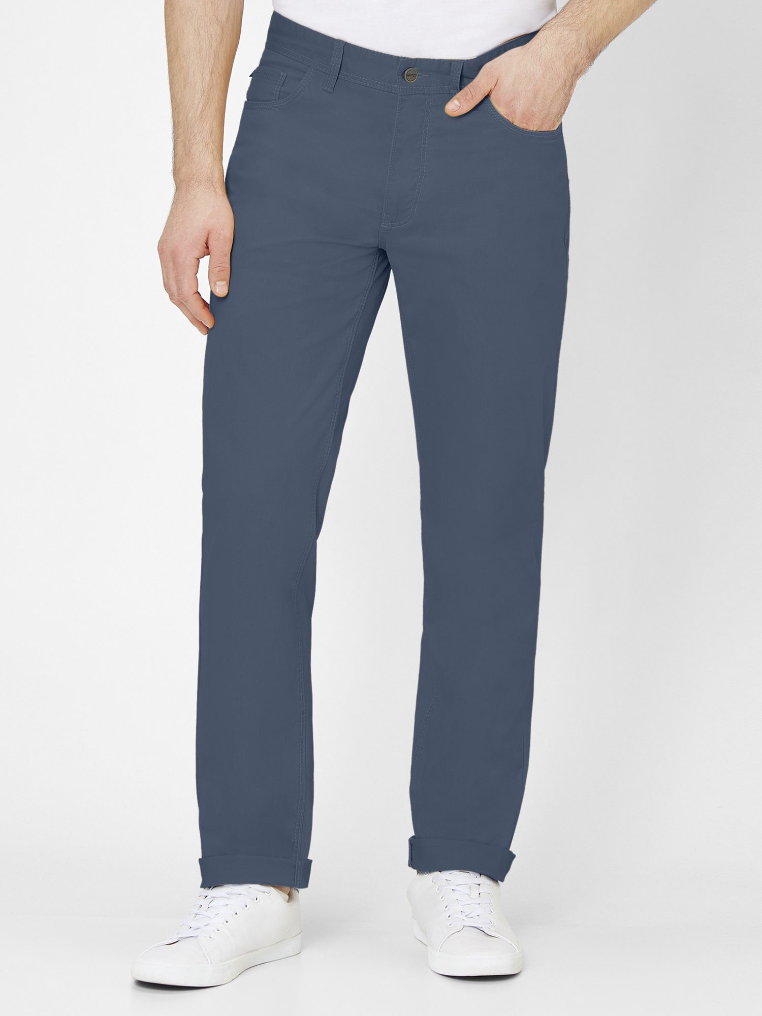 Redpoint Stoffhose MILTON super stretch 5 Pocket aus nachaltiger Baumwolle blue