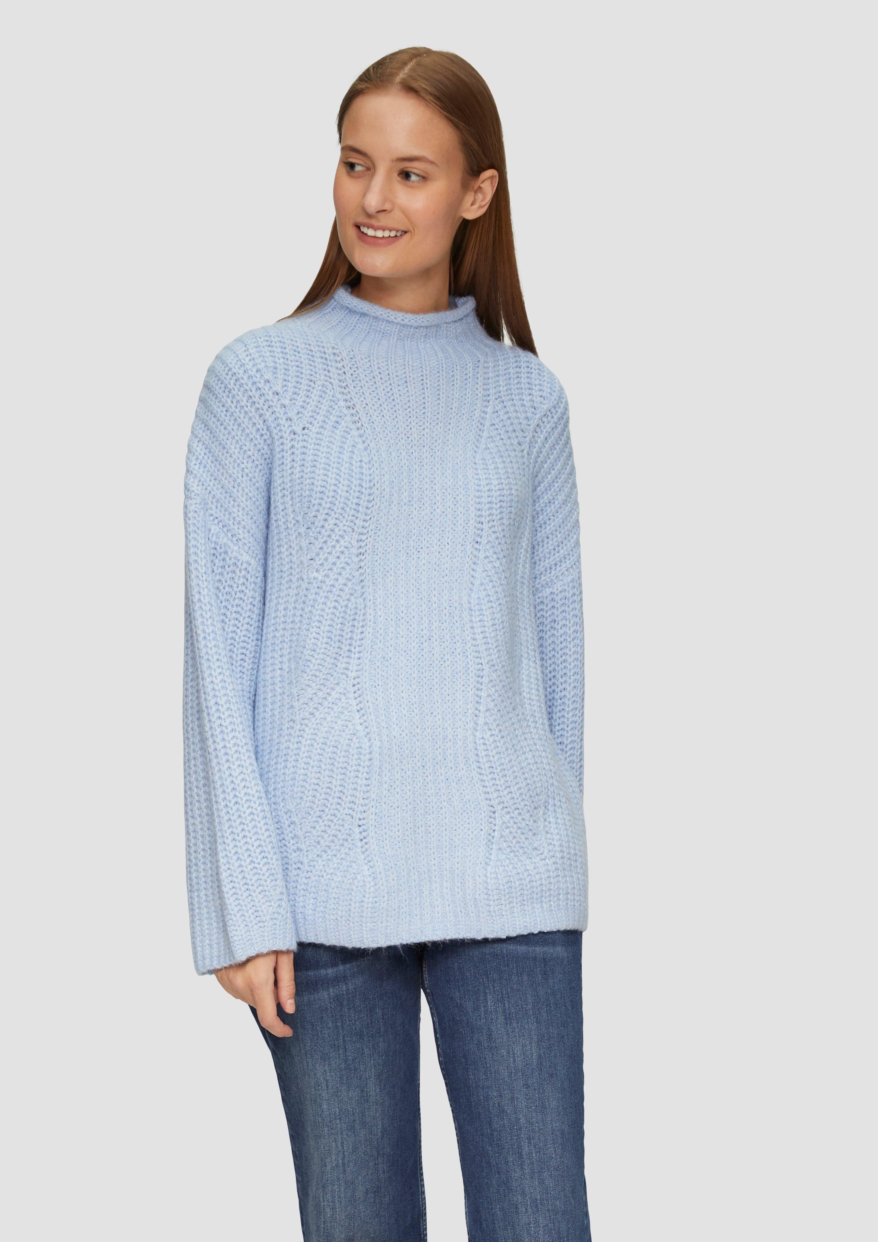 Strickpullover Relaxed Fit Pullover aus Alpakamix