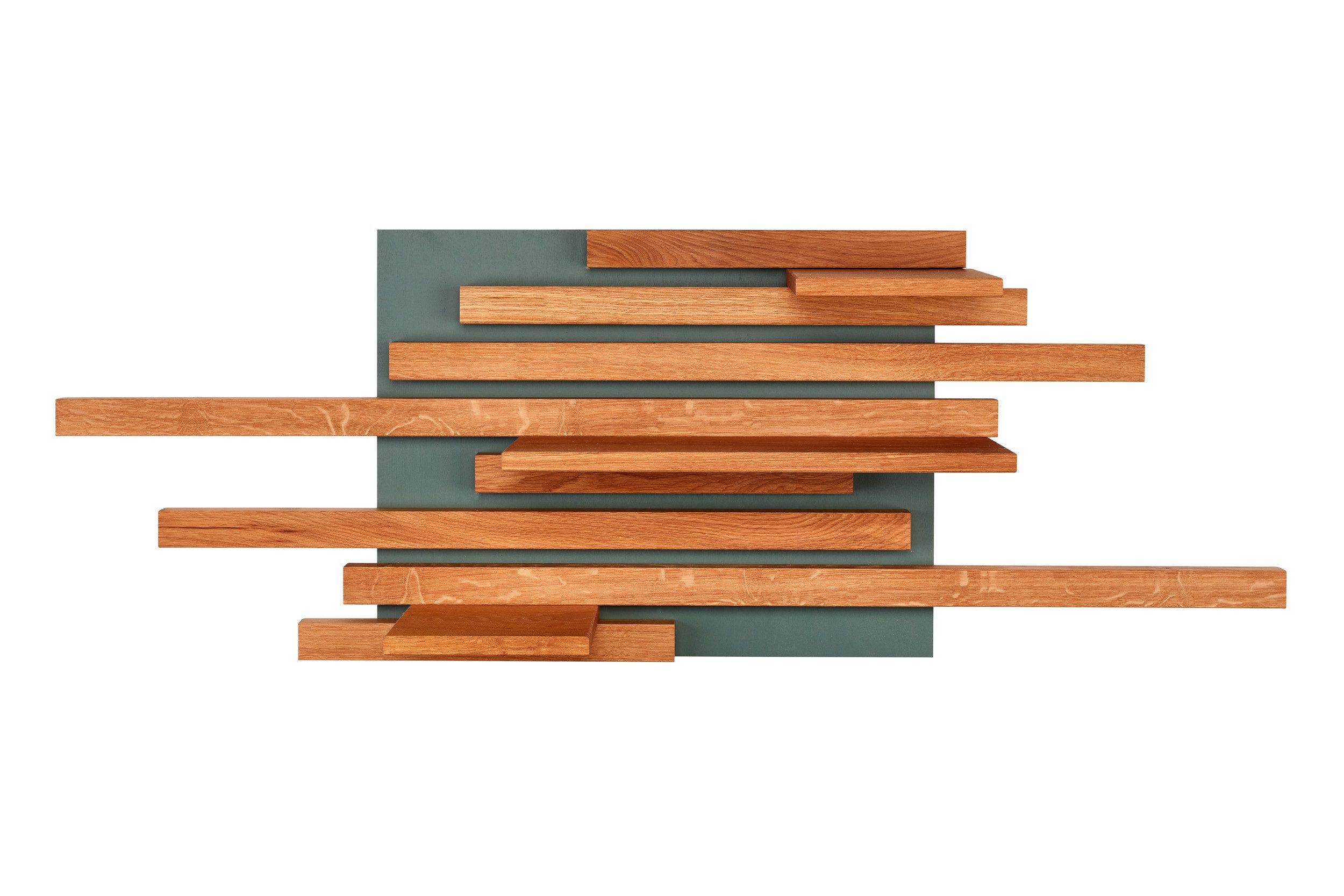 Living Oak Wandregal Eiche massiv mit günstig online kaufen