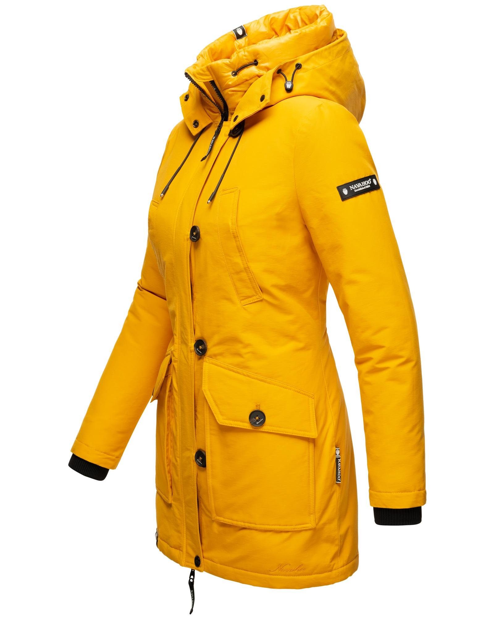 Navahoo Winterjacke Freezestoorm Warm gefütterter Damen Wintermantel