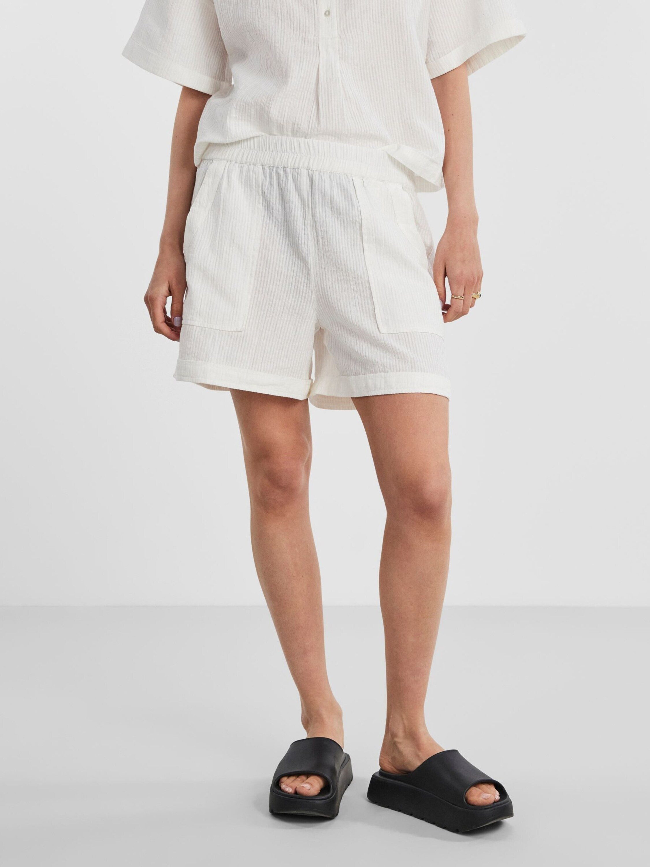 pieces Shorts Kiana (1-tlg) Drapiert/gerafft