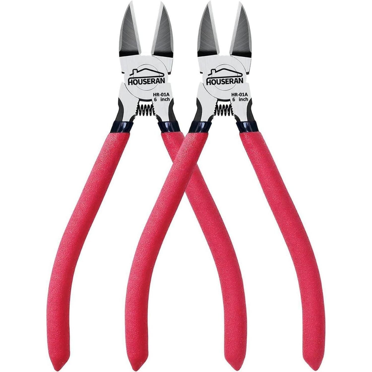 LuxusKollektion Seitenschneider Drahtschneider Seitenschneider Bündigschneider Rot 2 Stück 2 Pack