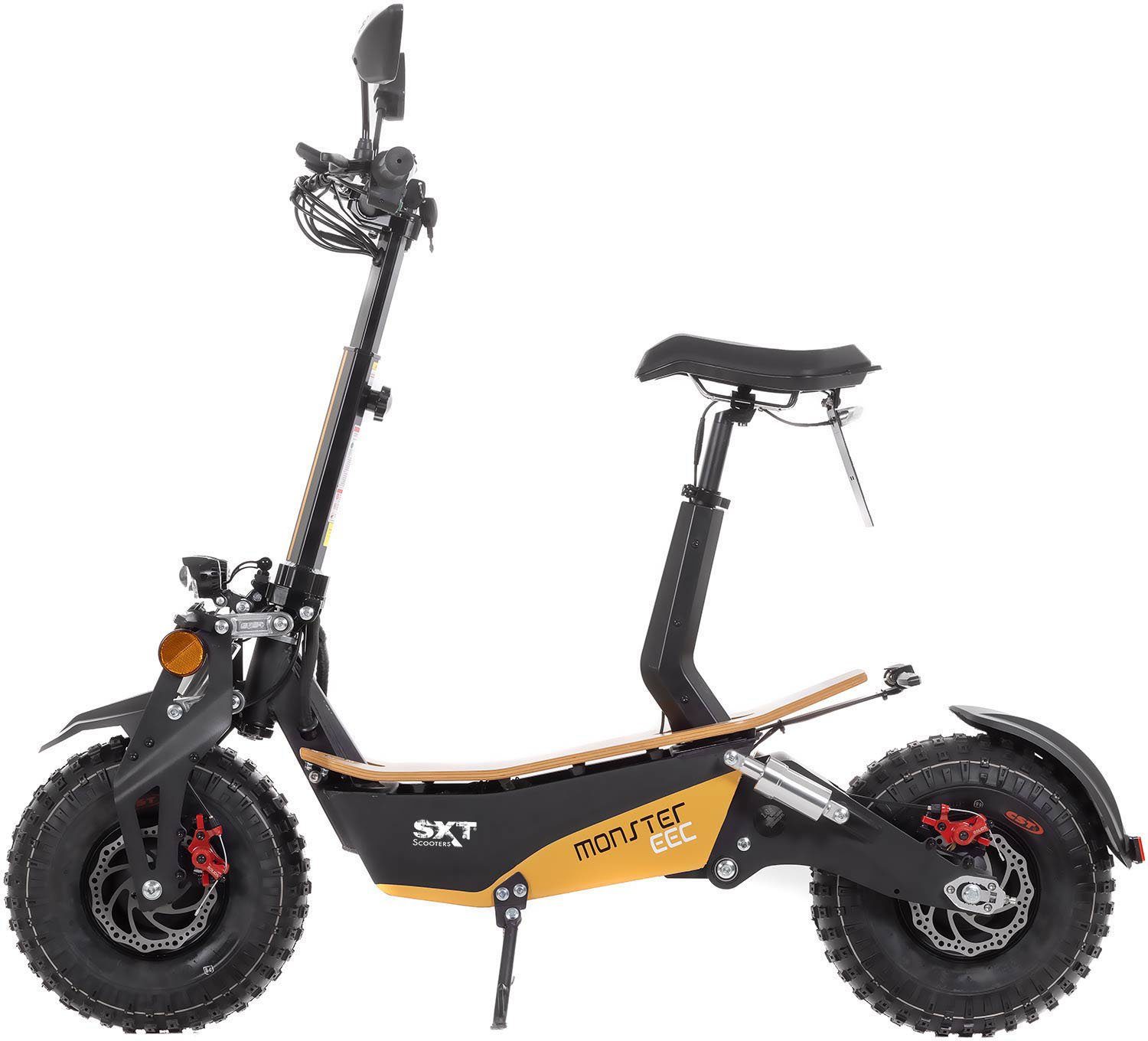 SXT Scooters E-Motorroller Monster EEC mit Blei Akku, 2000 W, 45 km/h, mit Straßenzulassung