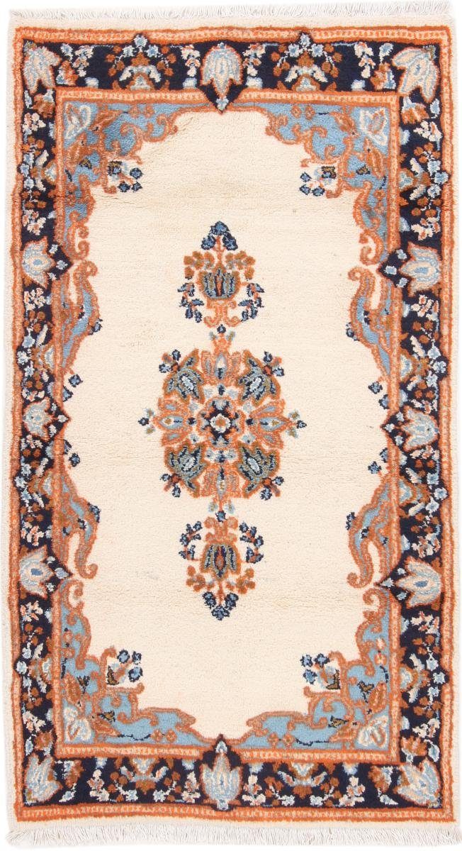 Orientteppich Indo Keshan 84x151 Handgeknüpfter Orientteppich, Nain Trading, rechteckig, Höhe: 12 mm