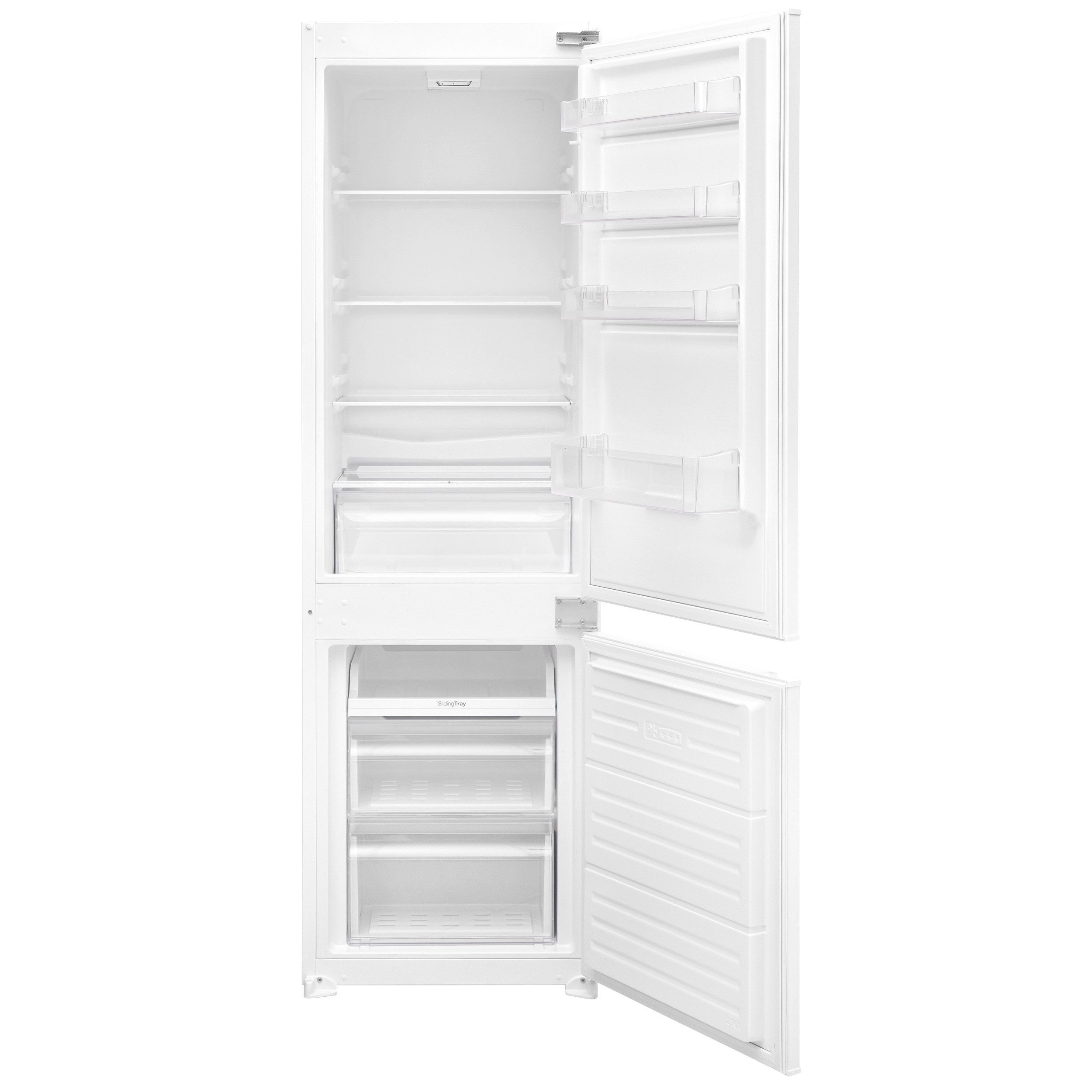 Telefunken Einbaukühlgefrierkombination C-EKG-178-ST-E, 177 cm hoch, 54 cm breit, 178 cm Nische, 251 Liter, Einbaukühlschrank groß mit Gefrierfach, weiß