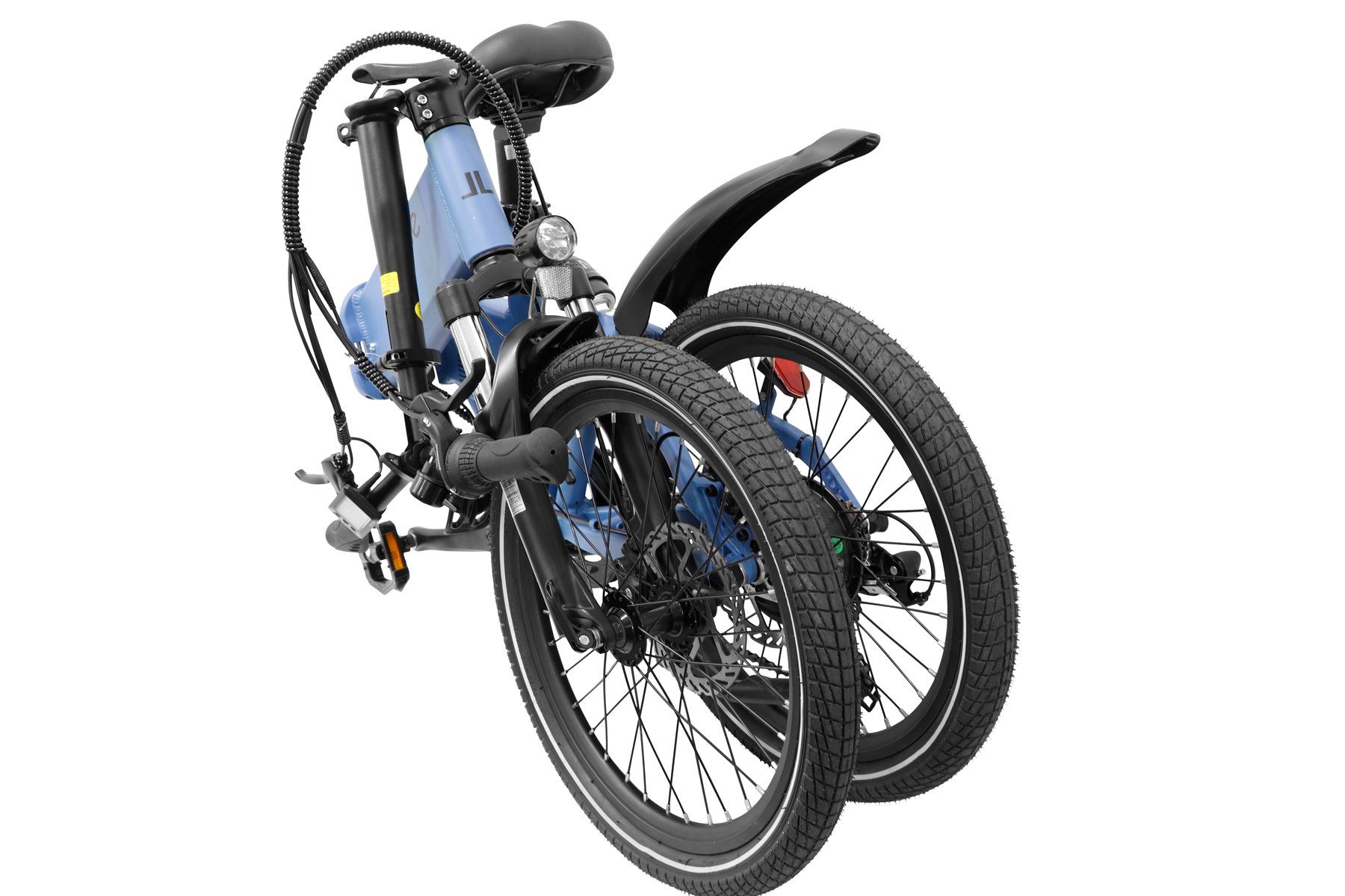 E-Bike Heckmotor, III Ah, Akku 374,40 Gang, Wh LLobe 20" 7 10,4 blau City Falt-E-Bike