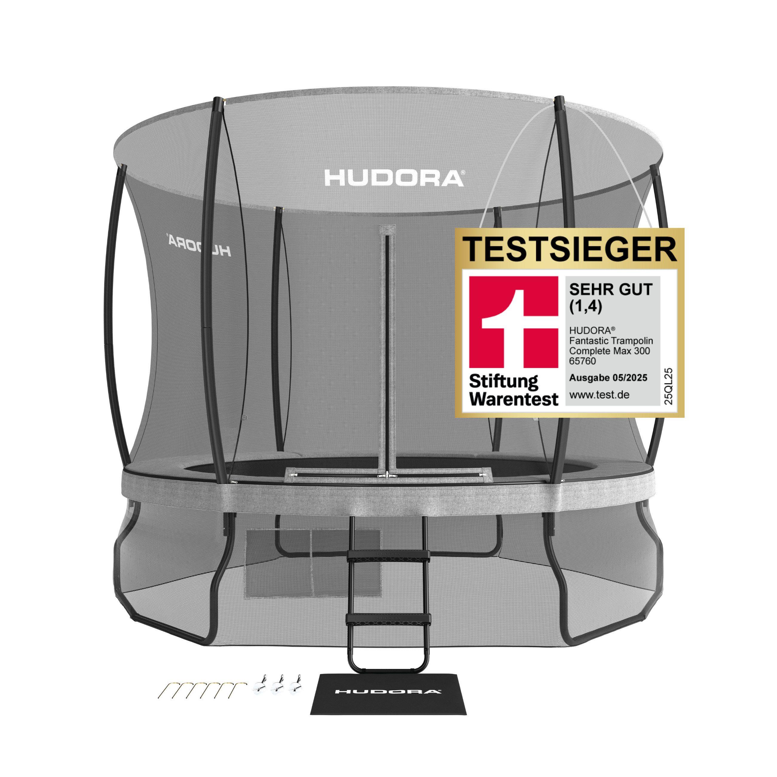 Hudora Gartentrampolin Fantastic Complete Max 300, Ø 300 cm