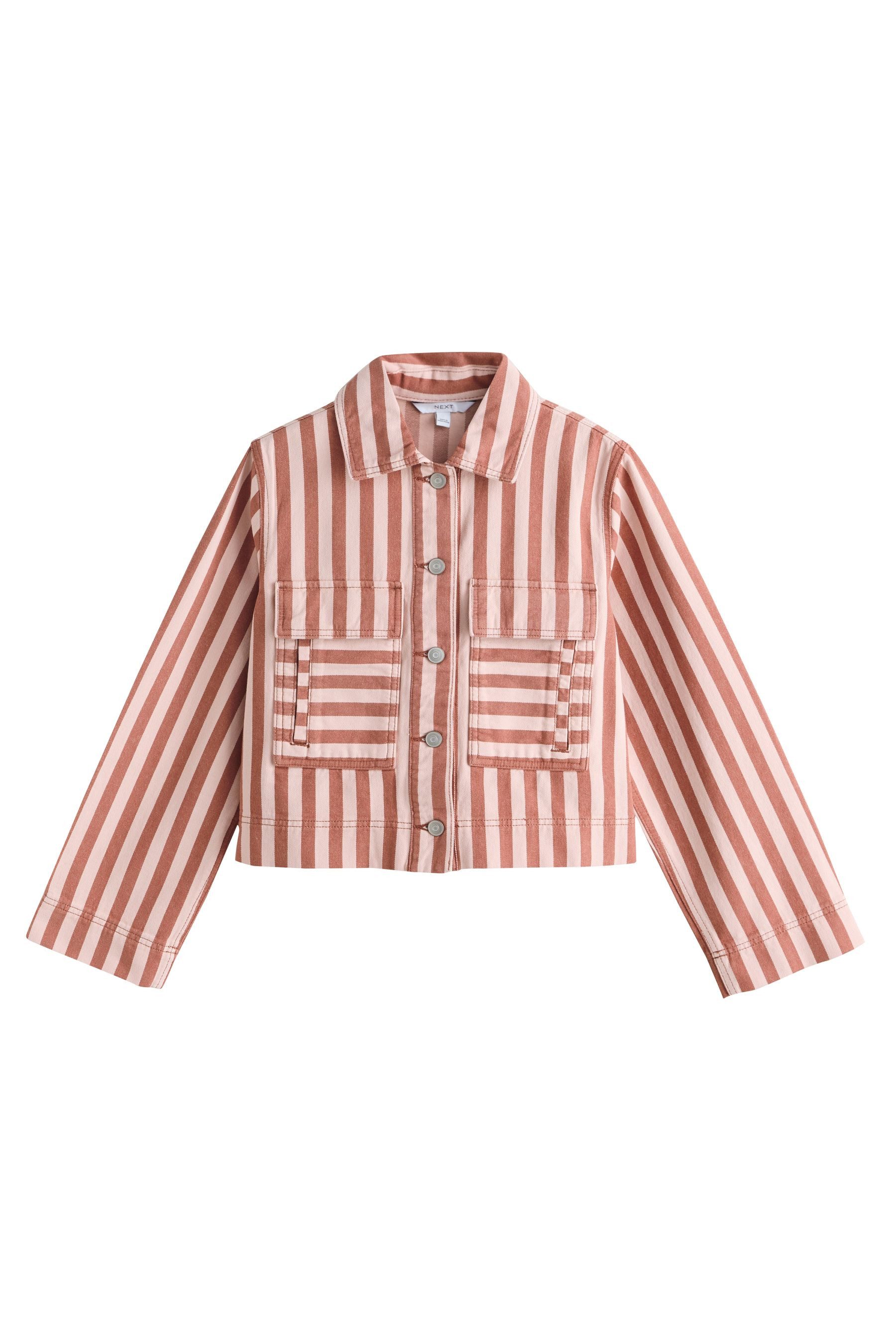 Next Hemdjacke Jacke mit 2 Taschen aus Baumwolle (1-St)