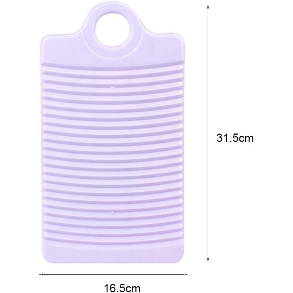 Violett Kunststoff, aus Rechteckiges Waschbrett zggzerg Mini-Waschbrett Wäschesack Anti-Rutsch