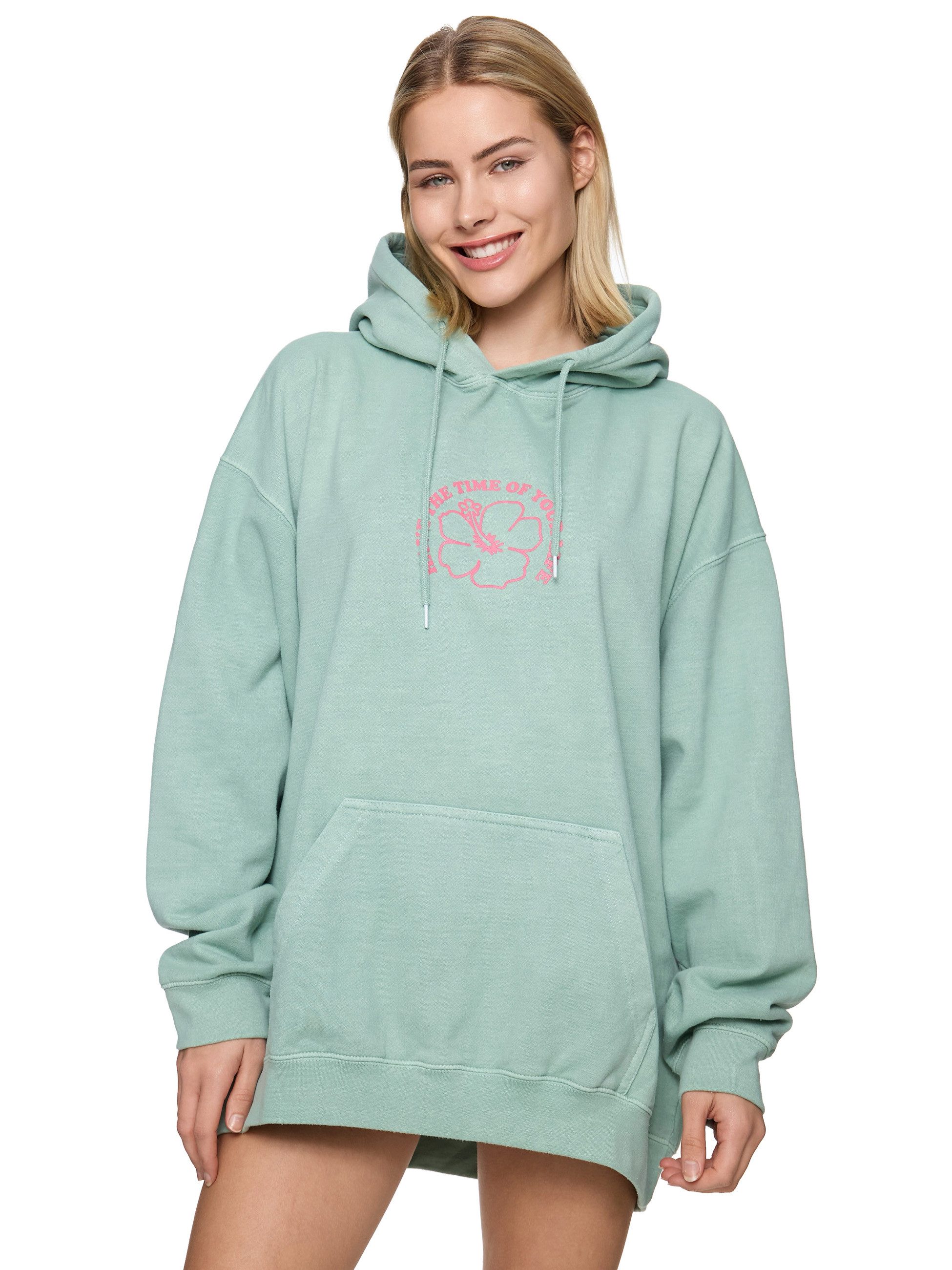 Worldclassca Hoodie Worldclassca Oversized FLOWER Print günstig online kaufen
