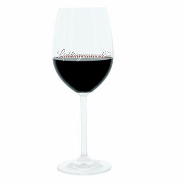 LEONARDO Weinglas Lieblingsmensch, Glas, lasergraviert