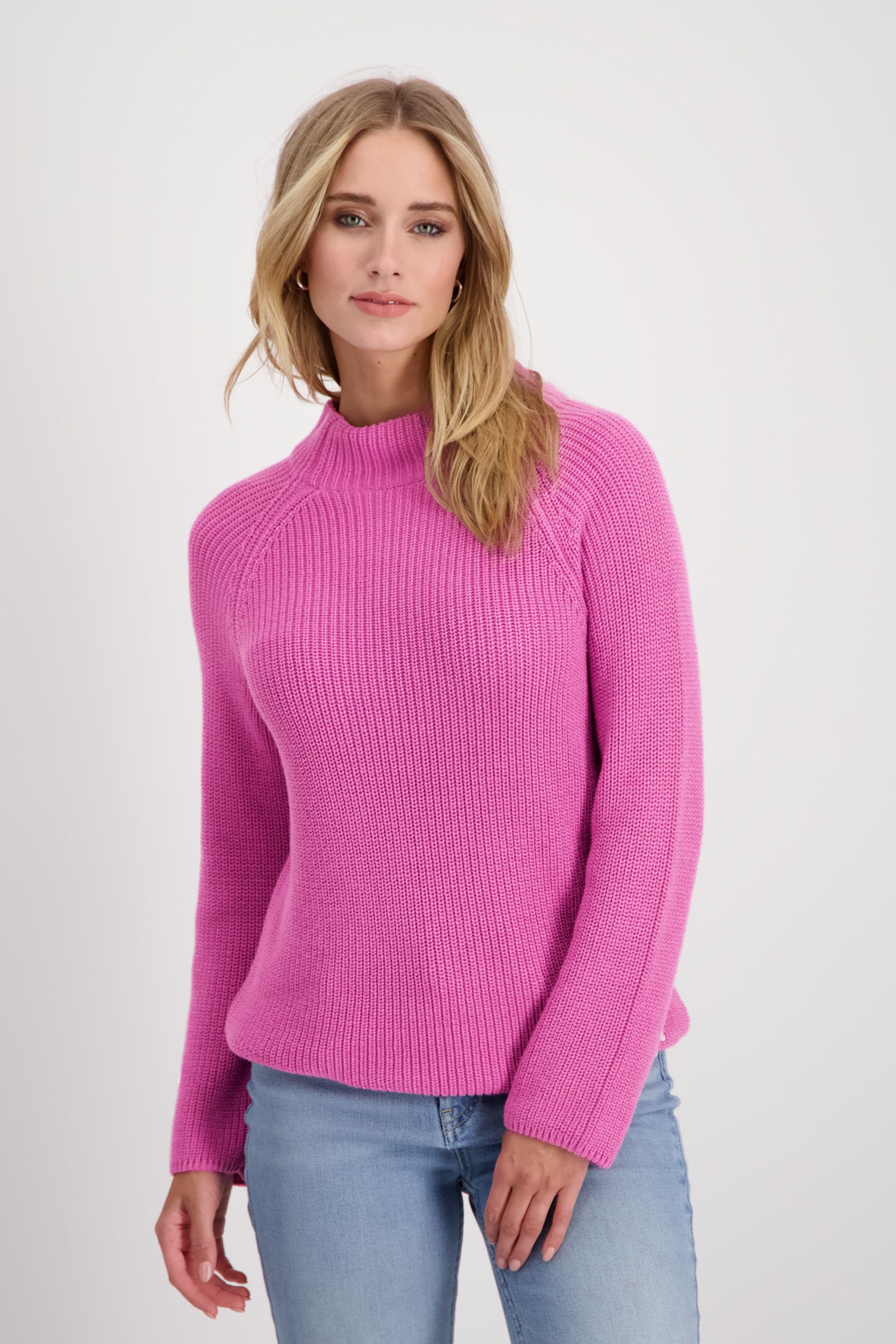 Monari Strickpullover Deep Pink