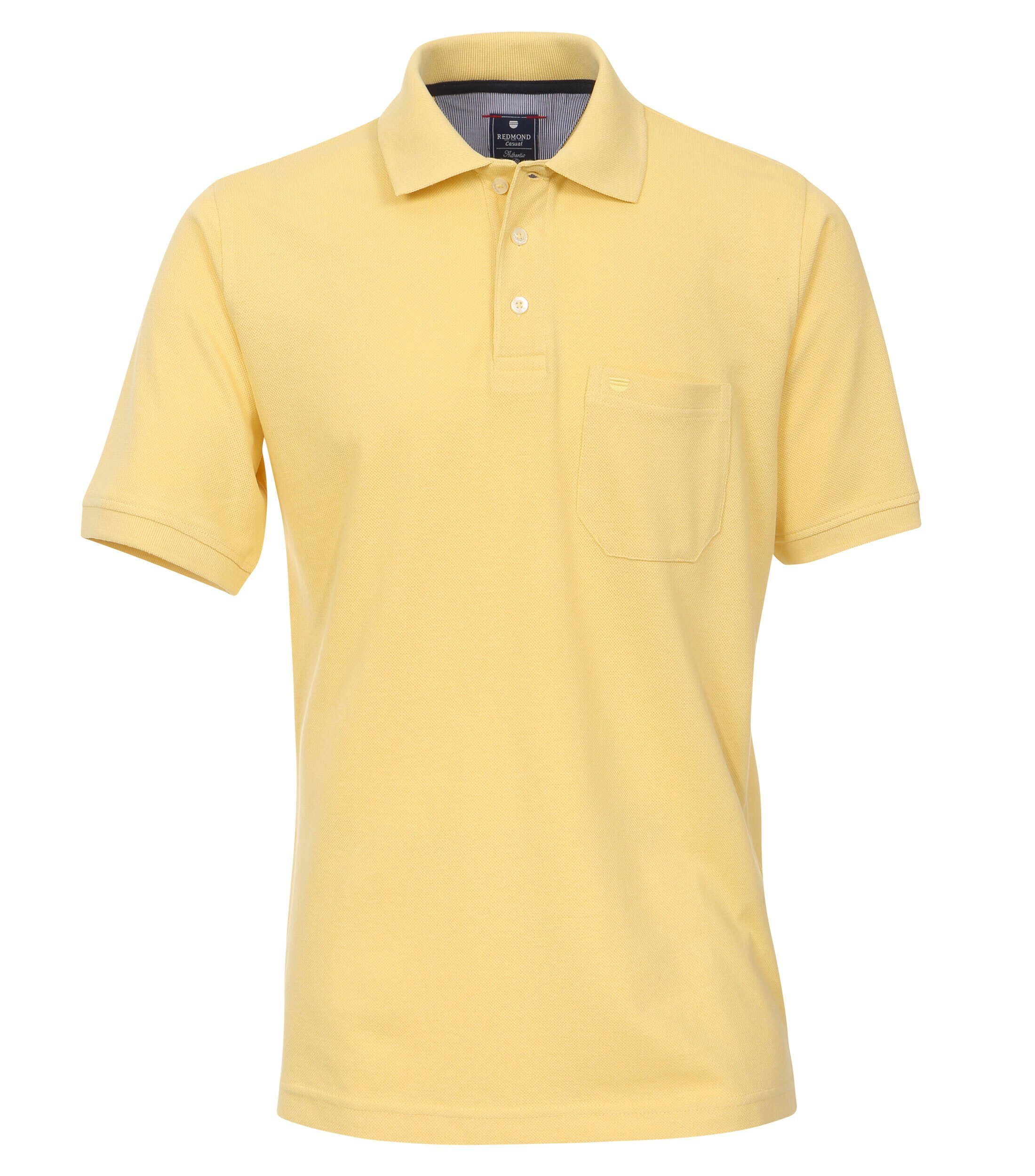 Redmond Poloshirt uni 40 gelb
