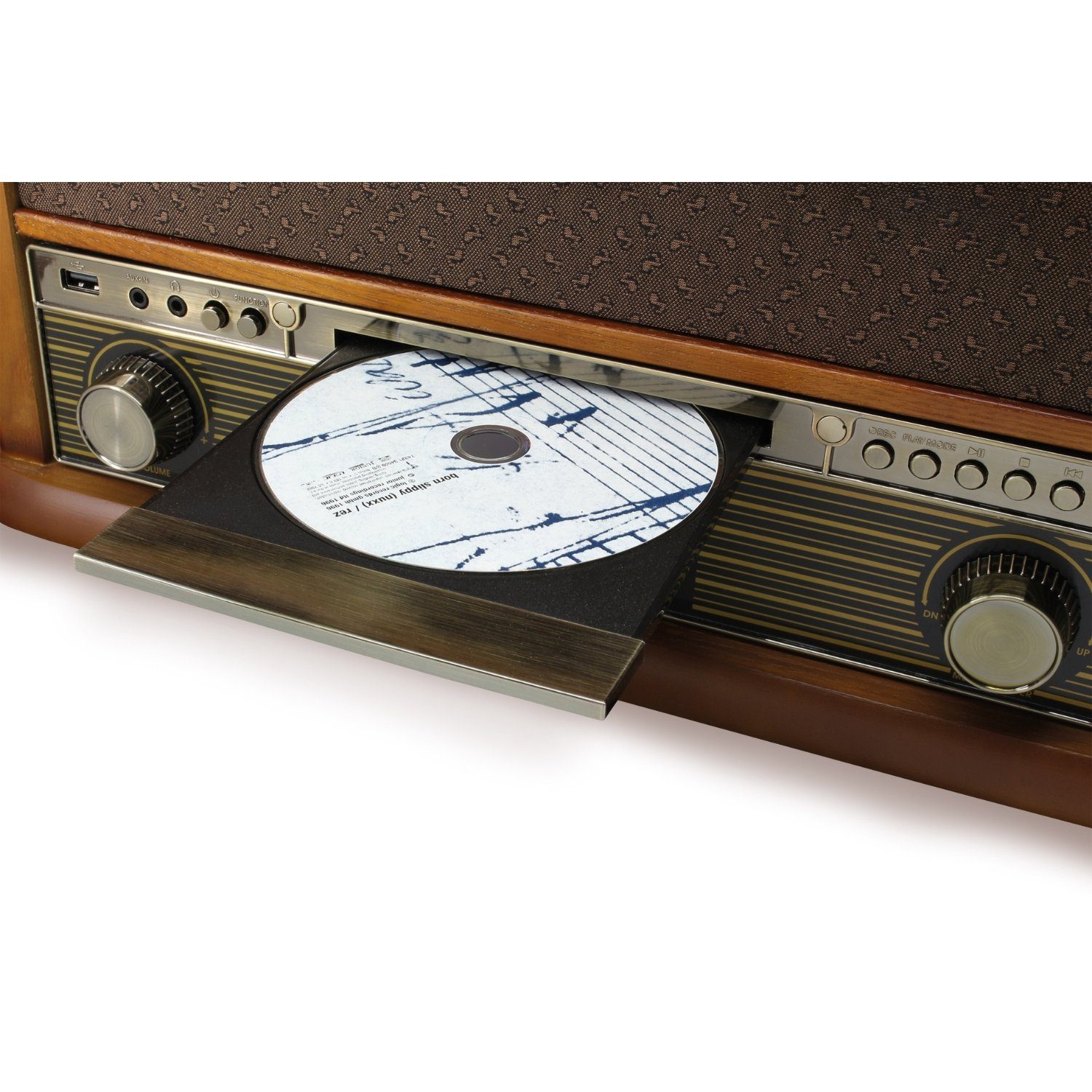 USB Plattenspieler Encoding Kompaktanlage Kompaktanlage Soundmaster Kassettenplayer CD-MP3 NR560