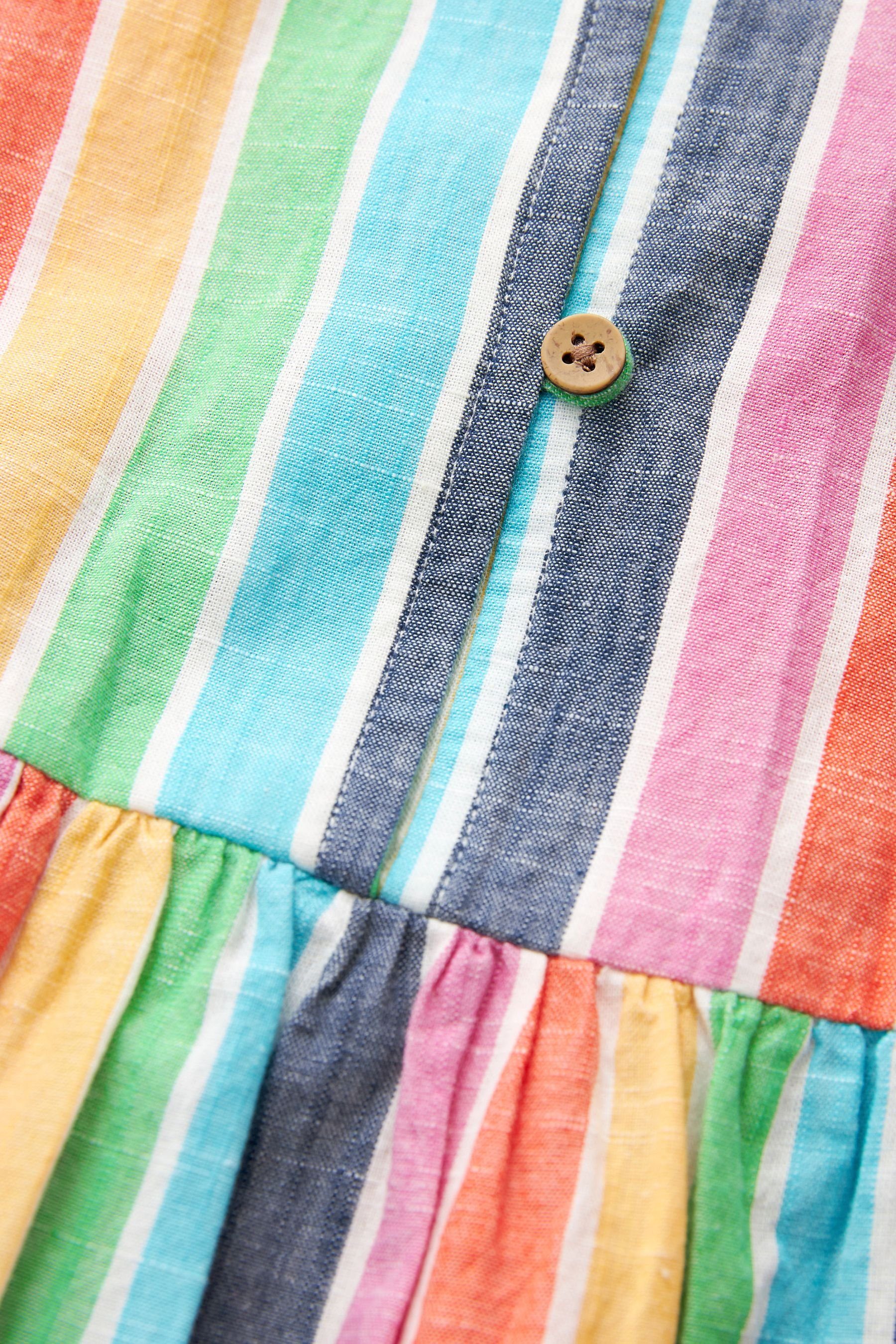 Next Blusentop Bluse (1-tlg) Rainbow mit Stripe Schößchen