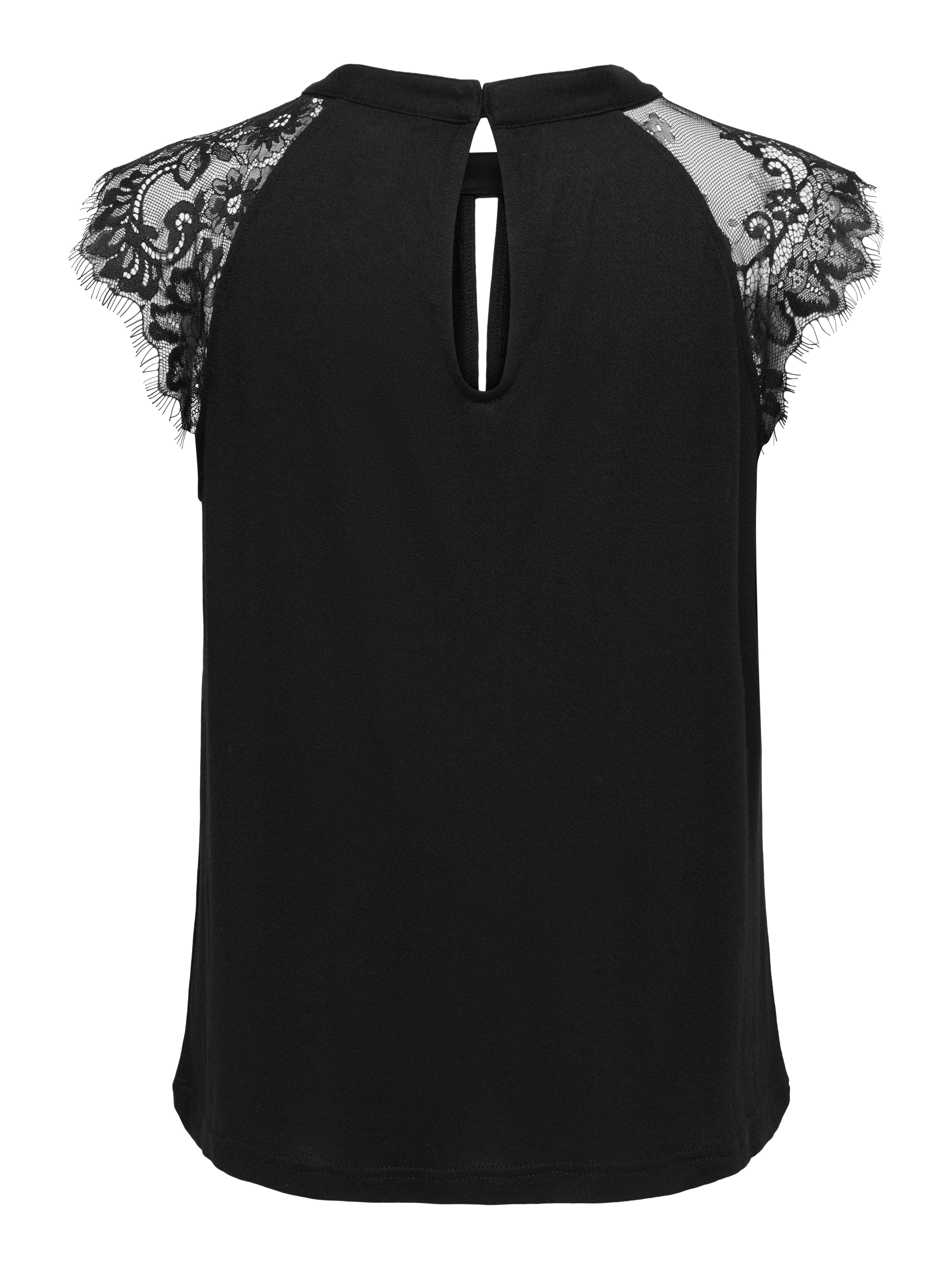 ONLY Kurzarmshirt ONLNICOLA S/S TOP CS JRS Viskose, regular fit, Rundhals