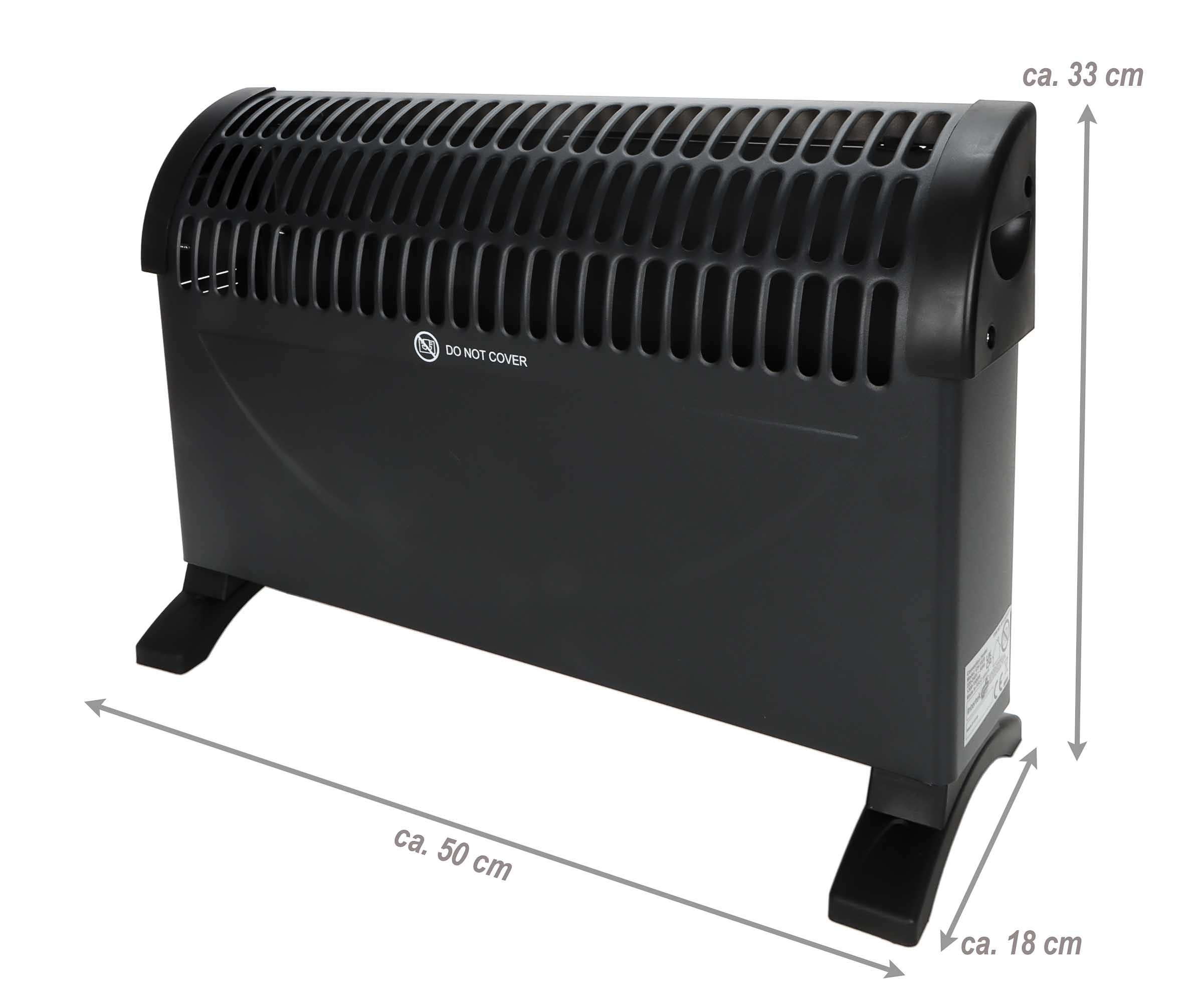 Alpina Konvektor Heizgerät, 1500 W, Konvektor Elektroheizung 1500 W