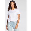 Laura Scott T-Shirt Kurzarm, figurumspielender Schnitt, aus elastischem Single Jersey