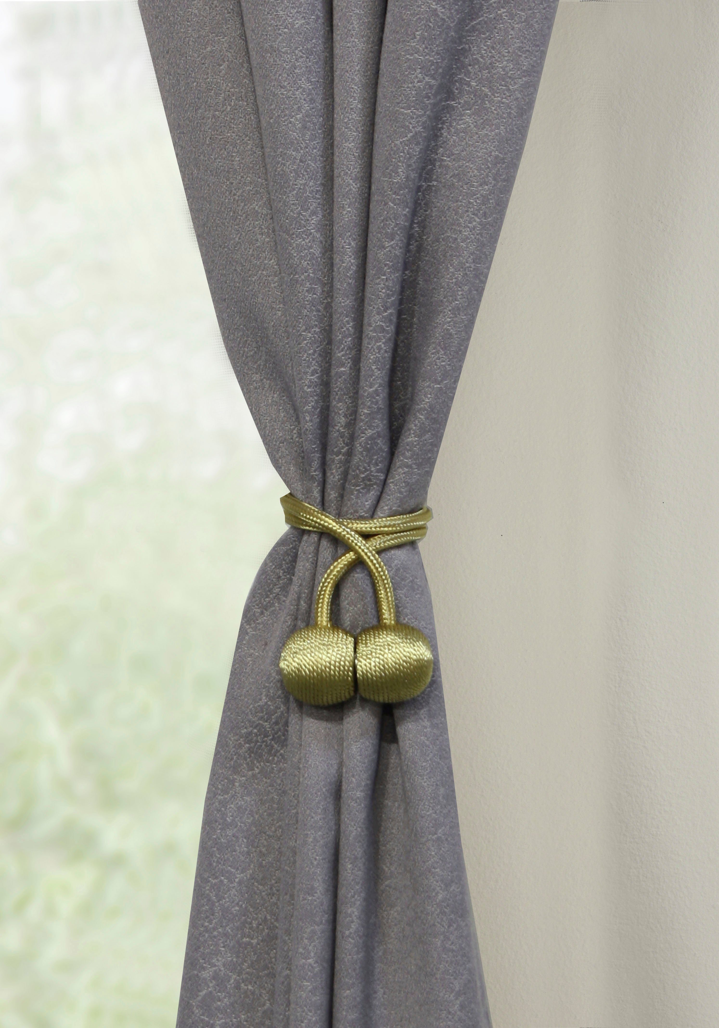 GARDINIA Raffhalter Flex-S mit Magnet, (2-tlg), vielfältige Anbringungsmöglichkeiten