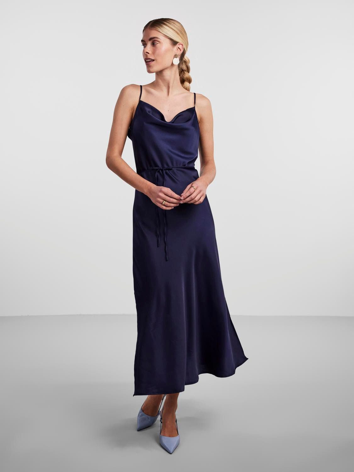 Y.A.S Spaghettikleid YASTHEA STRAP LONG DRESS günstig online kaufen