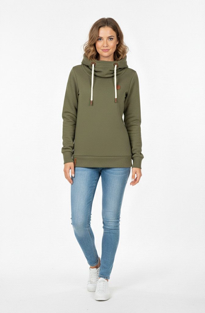 naketano Hoodie Damen Kapuzenpullover oliv günstig online kaufen