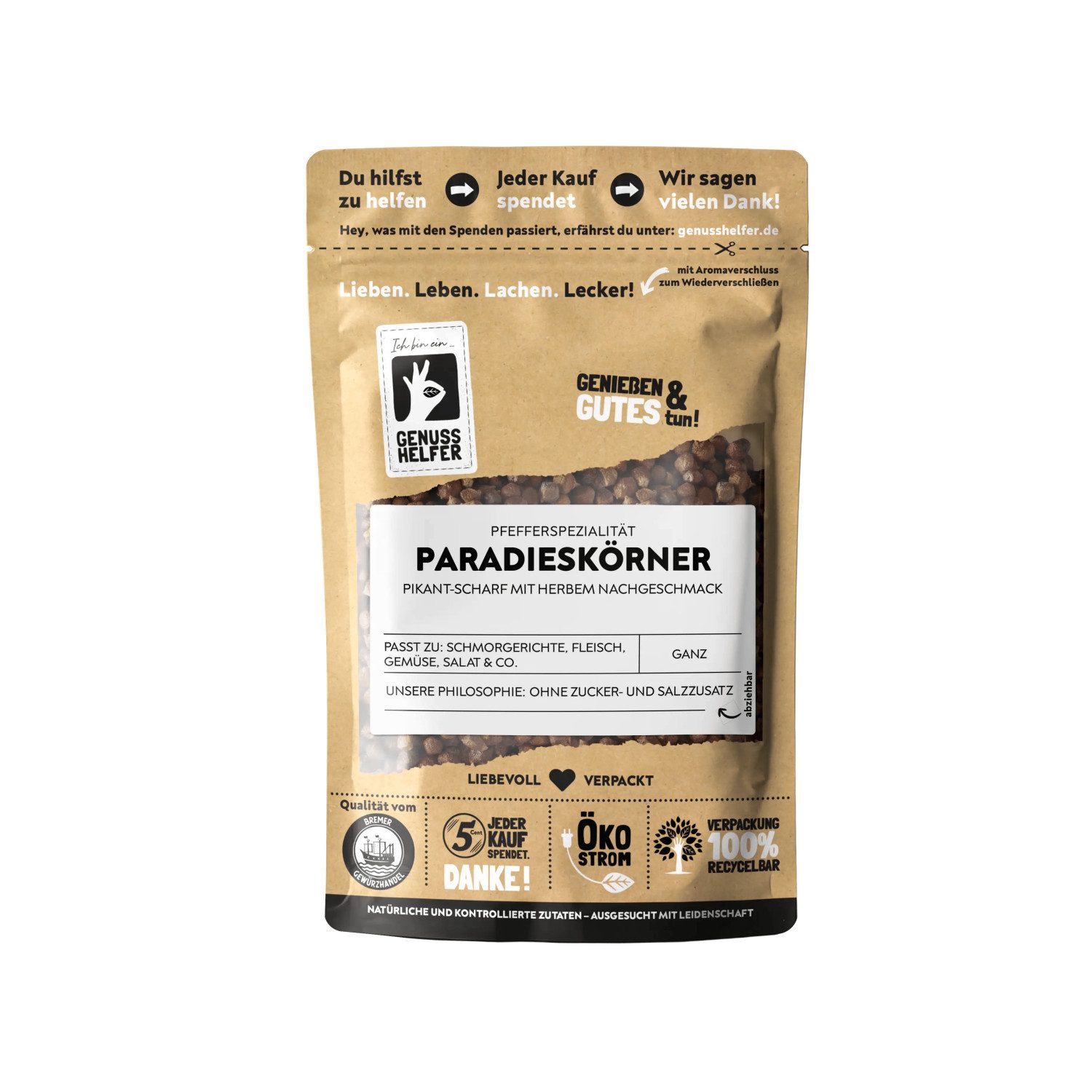 Bremer Gewürzhandel Gewürz Paradieskörner, ganz, 50 g