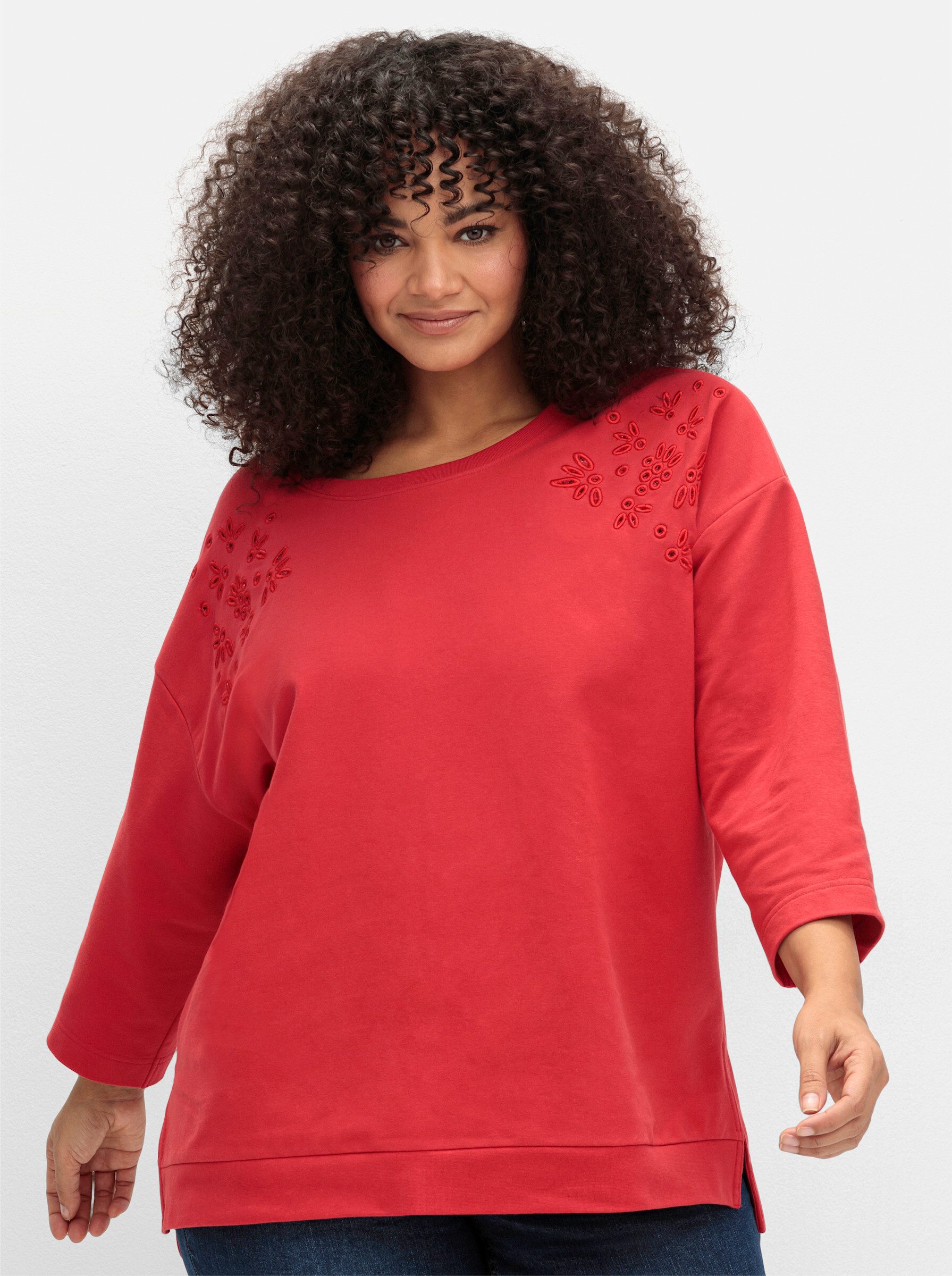 Sheego Sweater Sweatshirt . günstig online kaufen