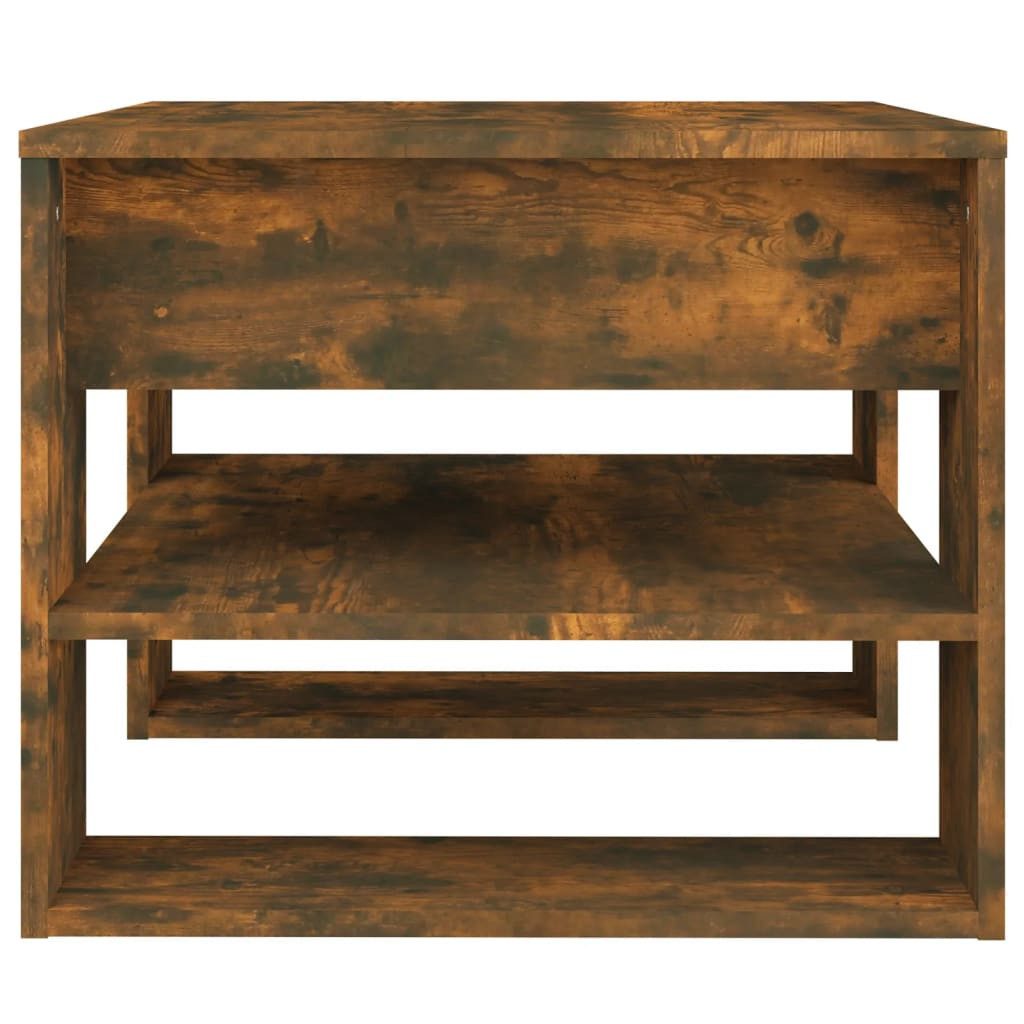 vidaXL Couchtisch Couchtisch Räuchereiche 55,5x55x45 cm Holzwerkstoff (1-St)