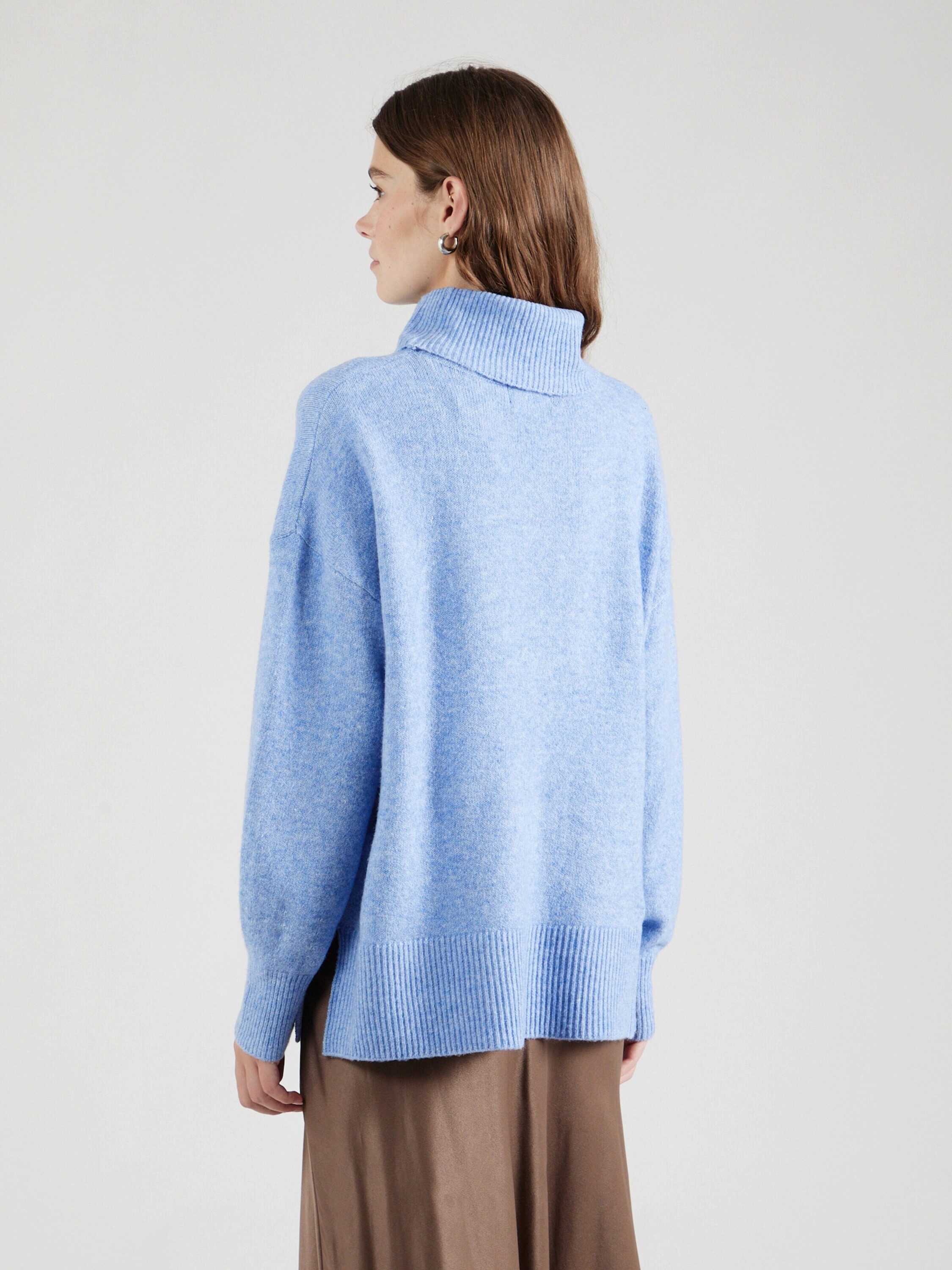pieces Rollkragenpullover (1-tlg) Plain/ohne Details