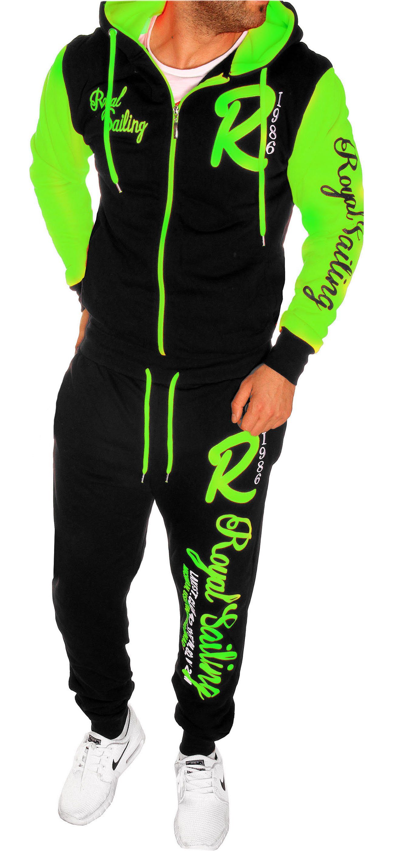 RMK Jogginganzug Herren Jogging Anzug Trainingsanzug Sportanzug Hausanzug Fitness Set, mit Kapuze