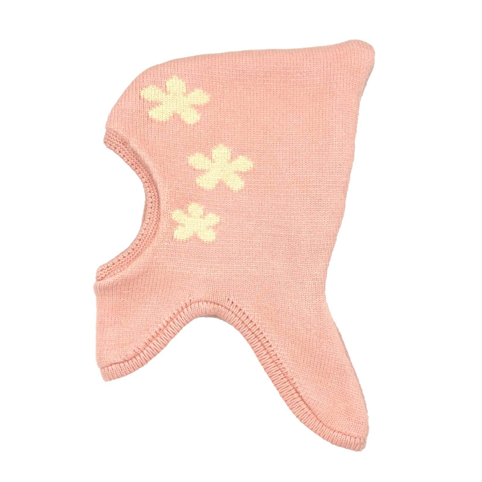 Vivi Idee Schlupfmütze Baby Schalmützen Balaclava Wollmütze Strickmütze Wintermütze für 3-18 Monaten Baby u. Kleinkind