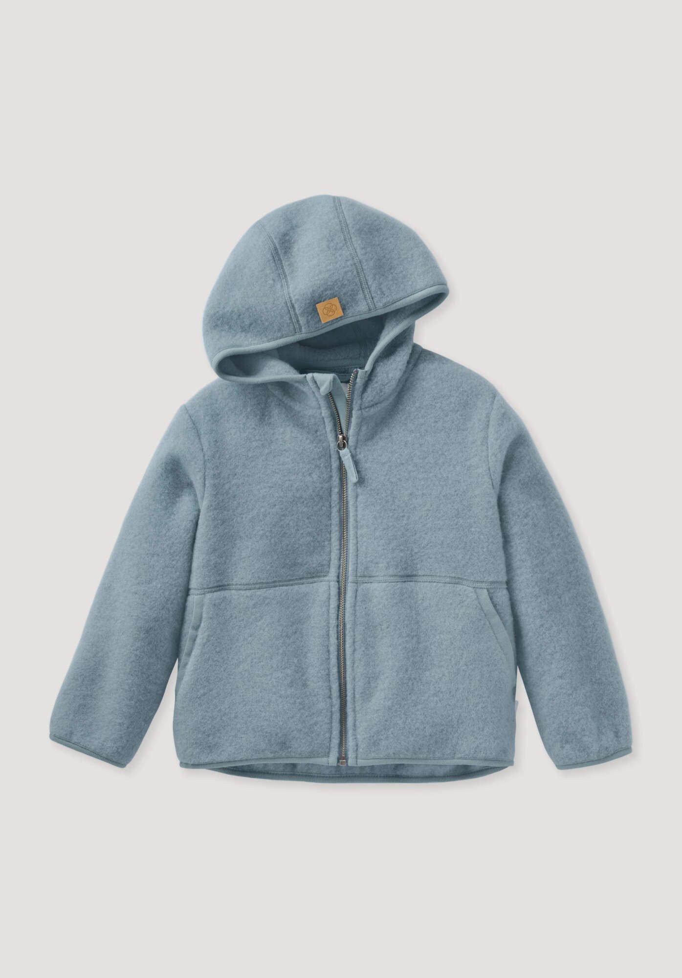 Hessnatur Fleecejacke aus reiner Bio-Merinowolle (1-St)