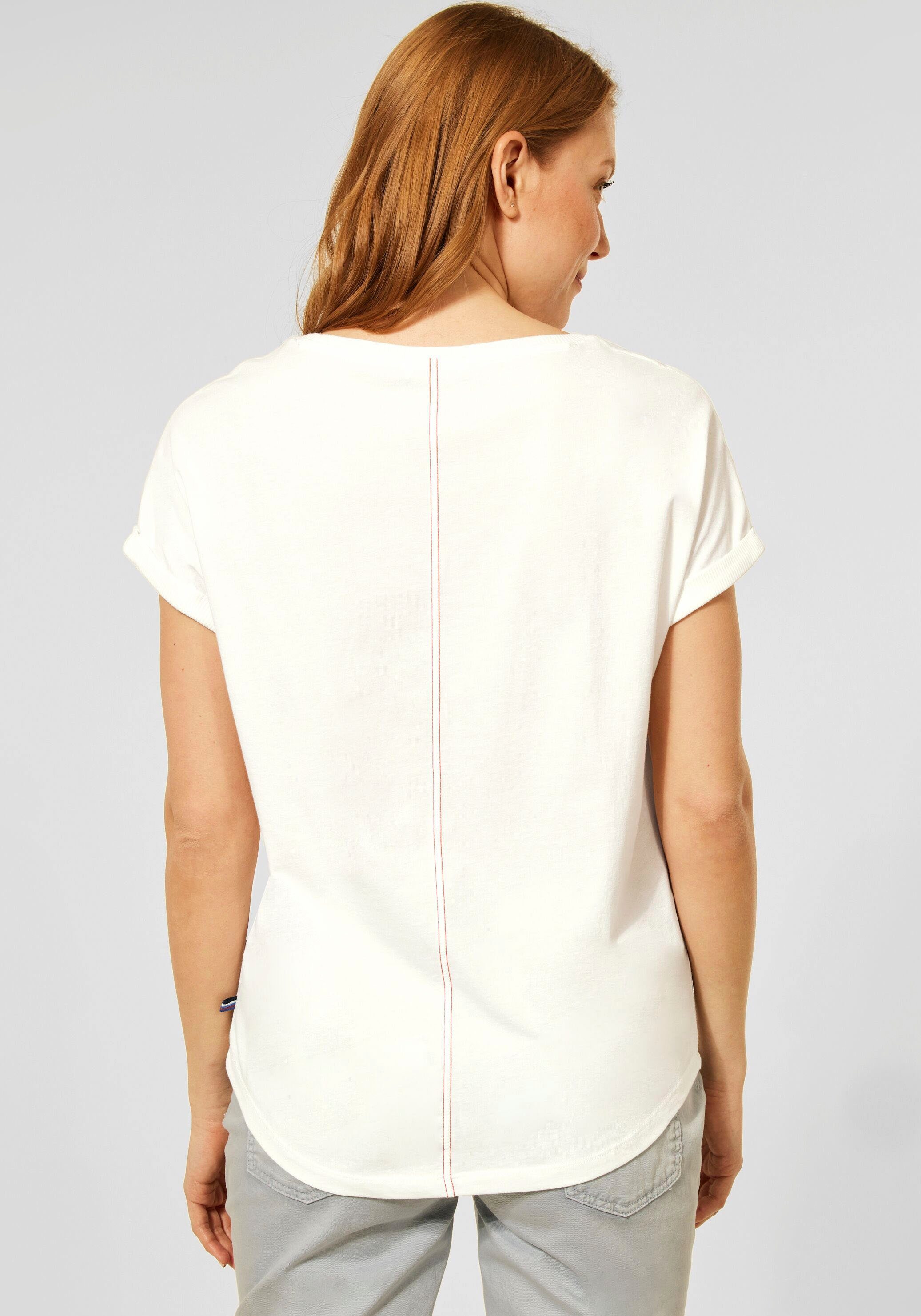 Damen Shirts Cecil Kurzarmshirt mit sommerlichem 3D-Print
