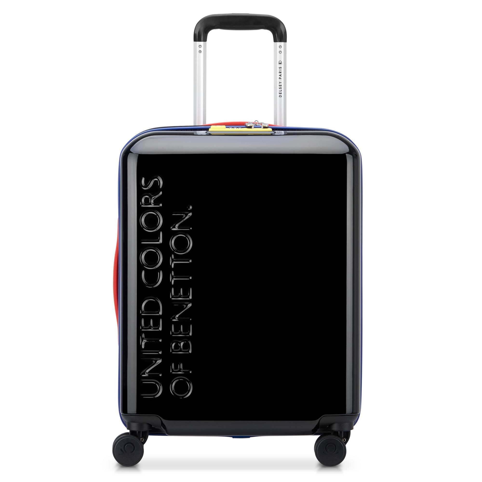 Delsey Paris Handgepäck-Trolley Delsey Paris x United Colors of Benetton, 4 Rollen, ABS